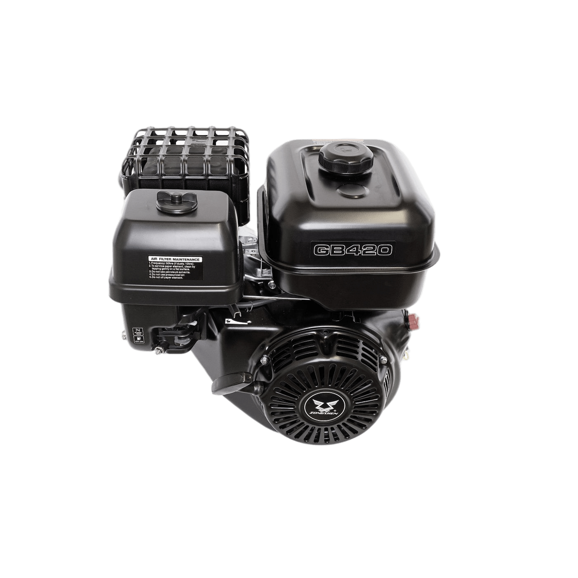 Motor Zongshen GB420 výkon 13,0 PS objem motoru 420 ccm