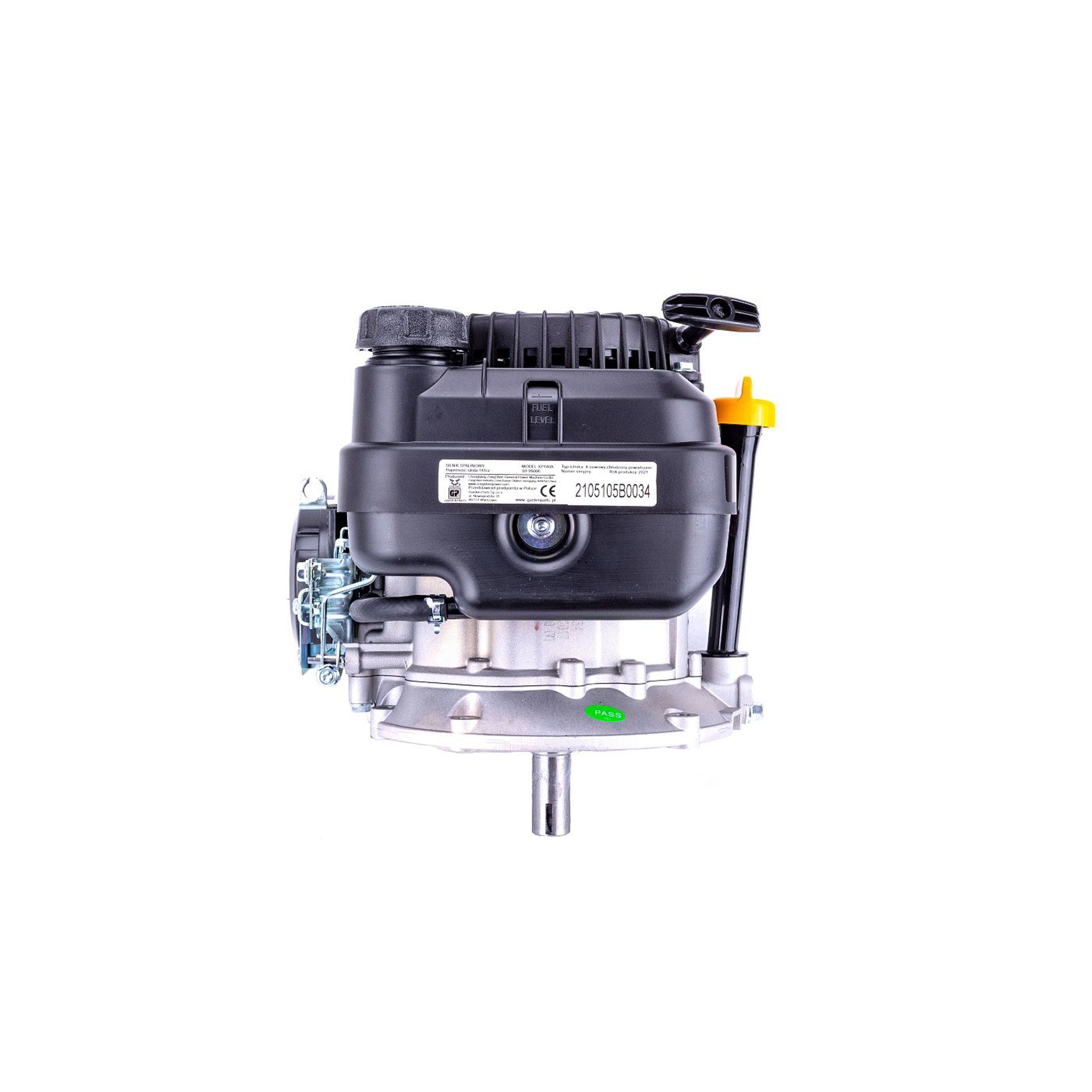 Motor Zongshen XP140A výkon 4,5 PS objem motoru 141 ccm vertikální hřídel