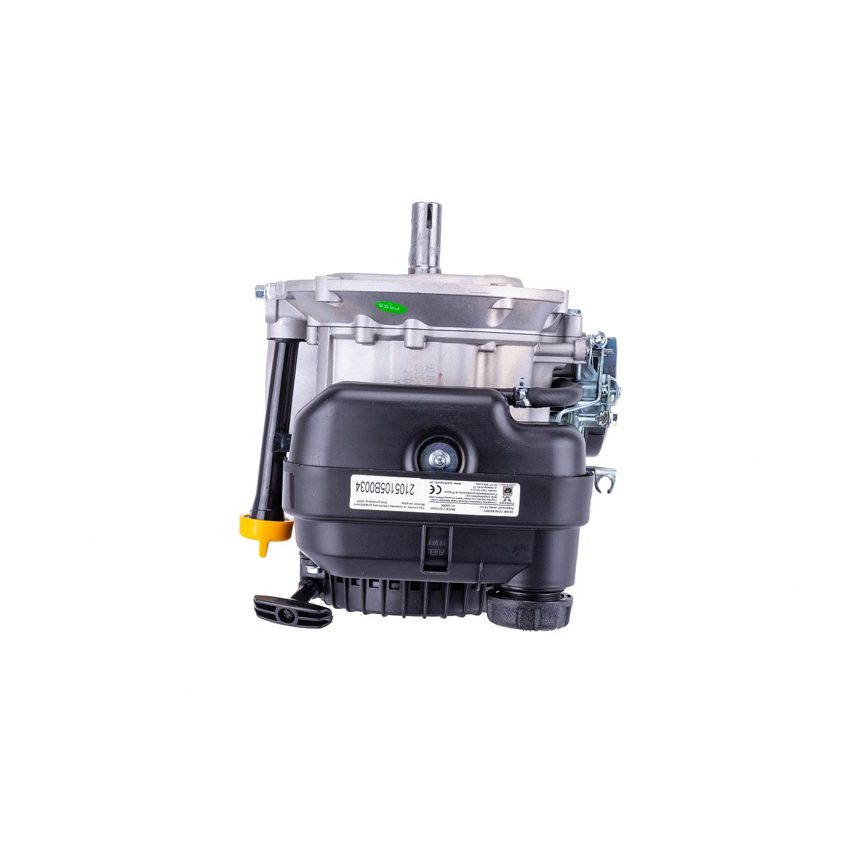Motor Zongshen XP140A výkon 4,5 PS objem motoru 141 ccm vertikální hřídel