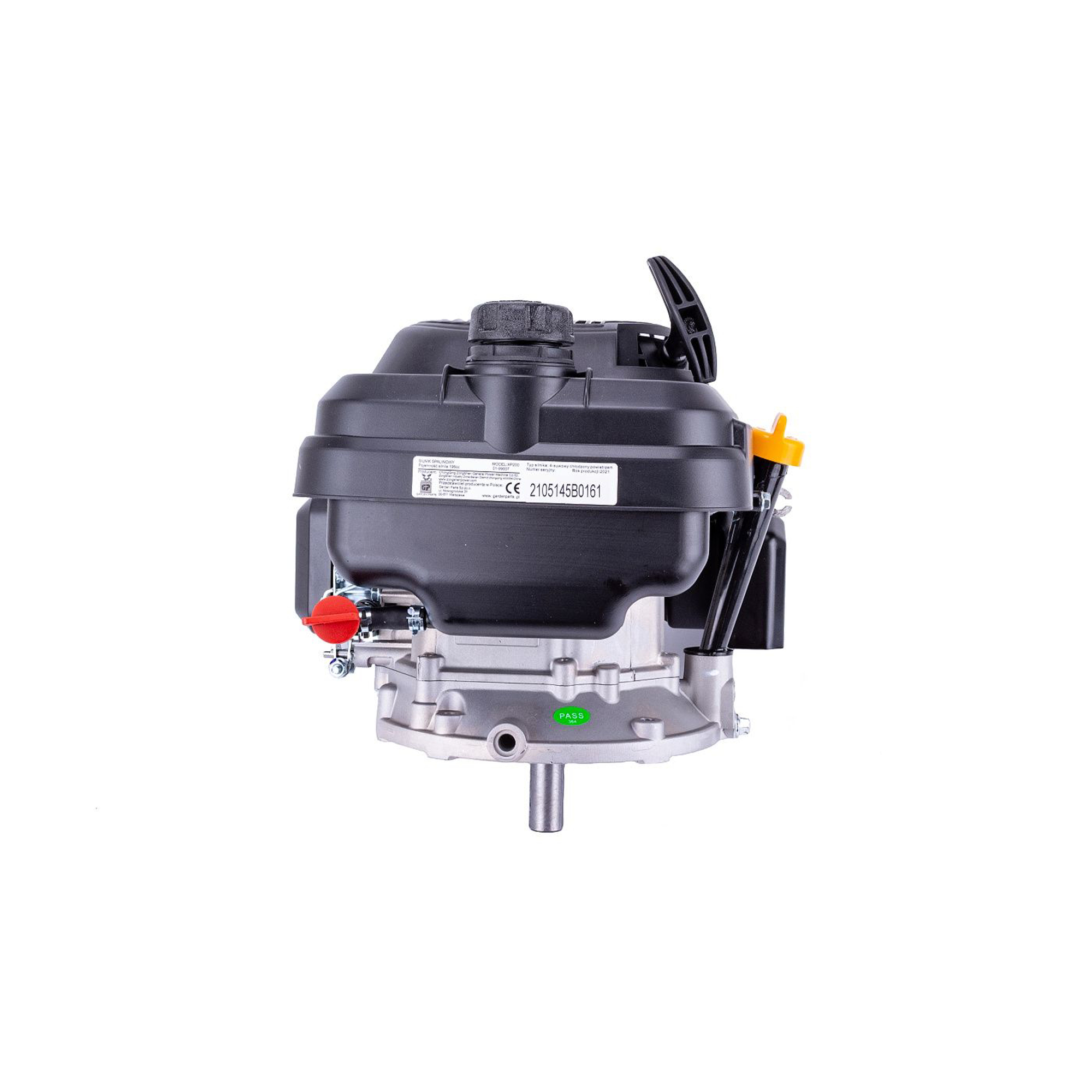 Motor Zongshen XP200A výkon 6,5 PS objem motoru 196 ccm vertikální hřídel