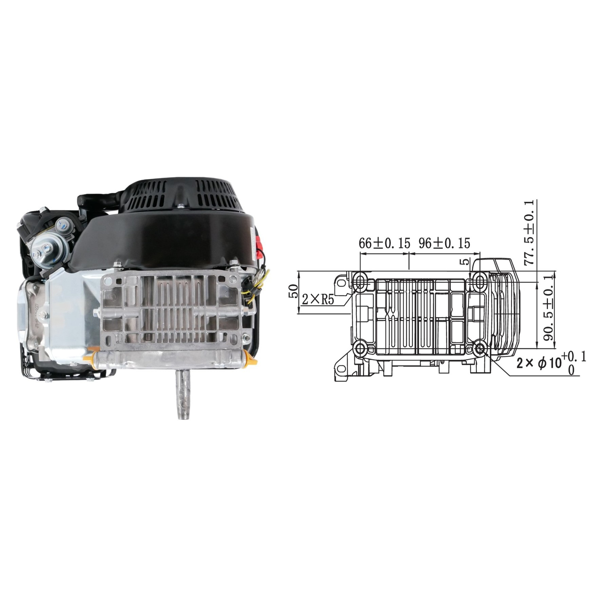 Motor Zongshen GB200 výkon 6,5 PS objem motoru 196 ccm