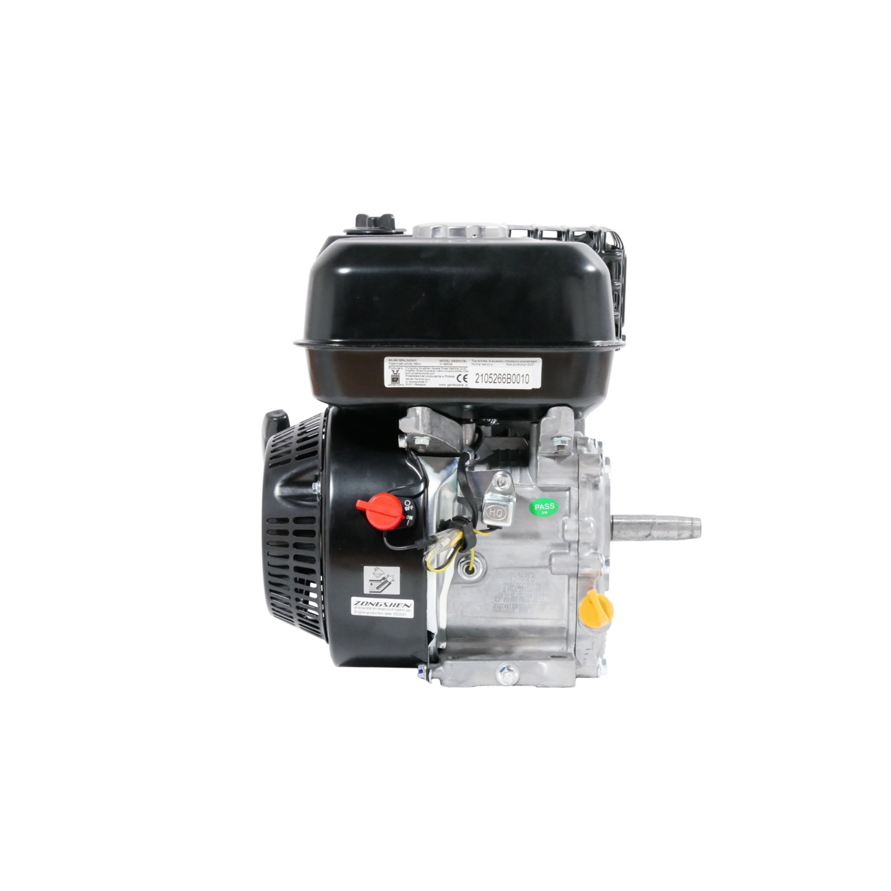 Motor Zongshen GB200 výkon 6,5 PS objem motoru 196 ccm