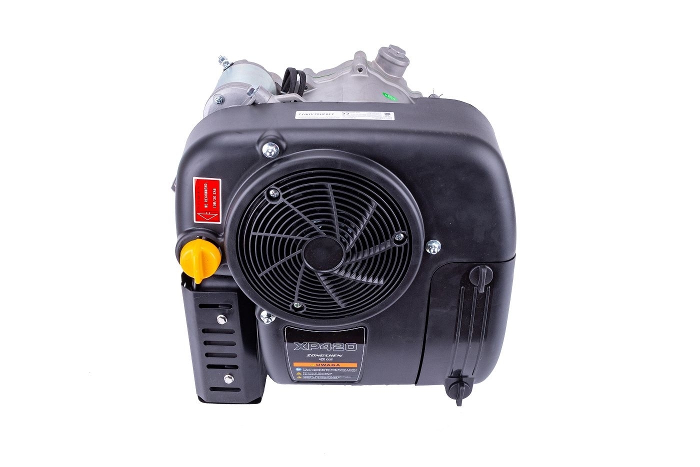 Motor Zongshen XP420 výkon 11,5 PS objem motoru 420 ccm vertikální hřídel