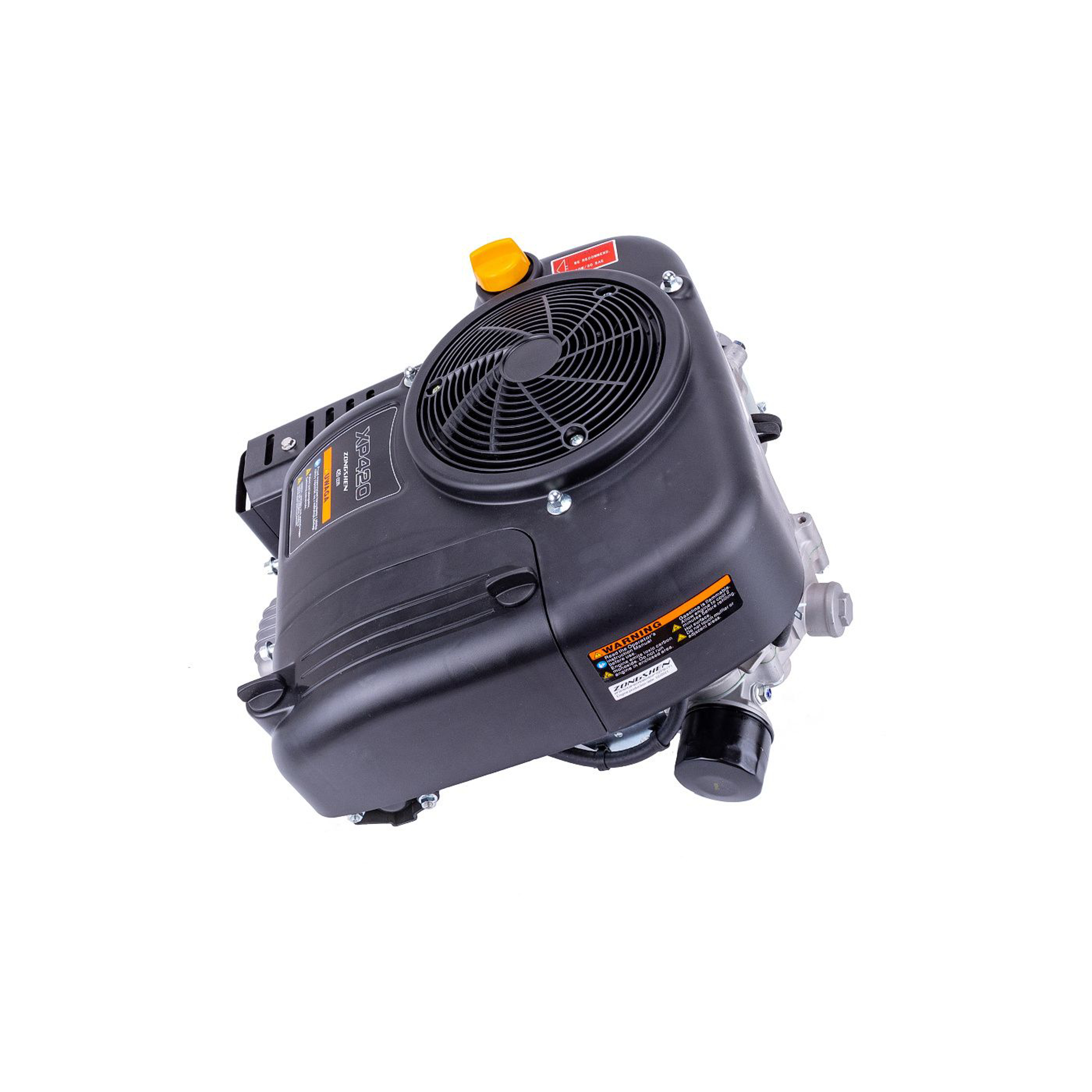 Motor Zongshen XP420 výkon 11,5 PS objem motoru 420 ccm vertikální hřídel