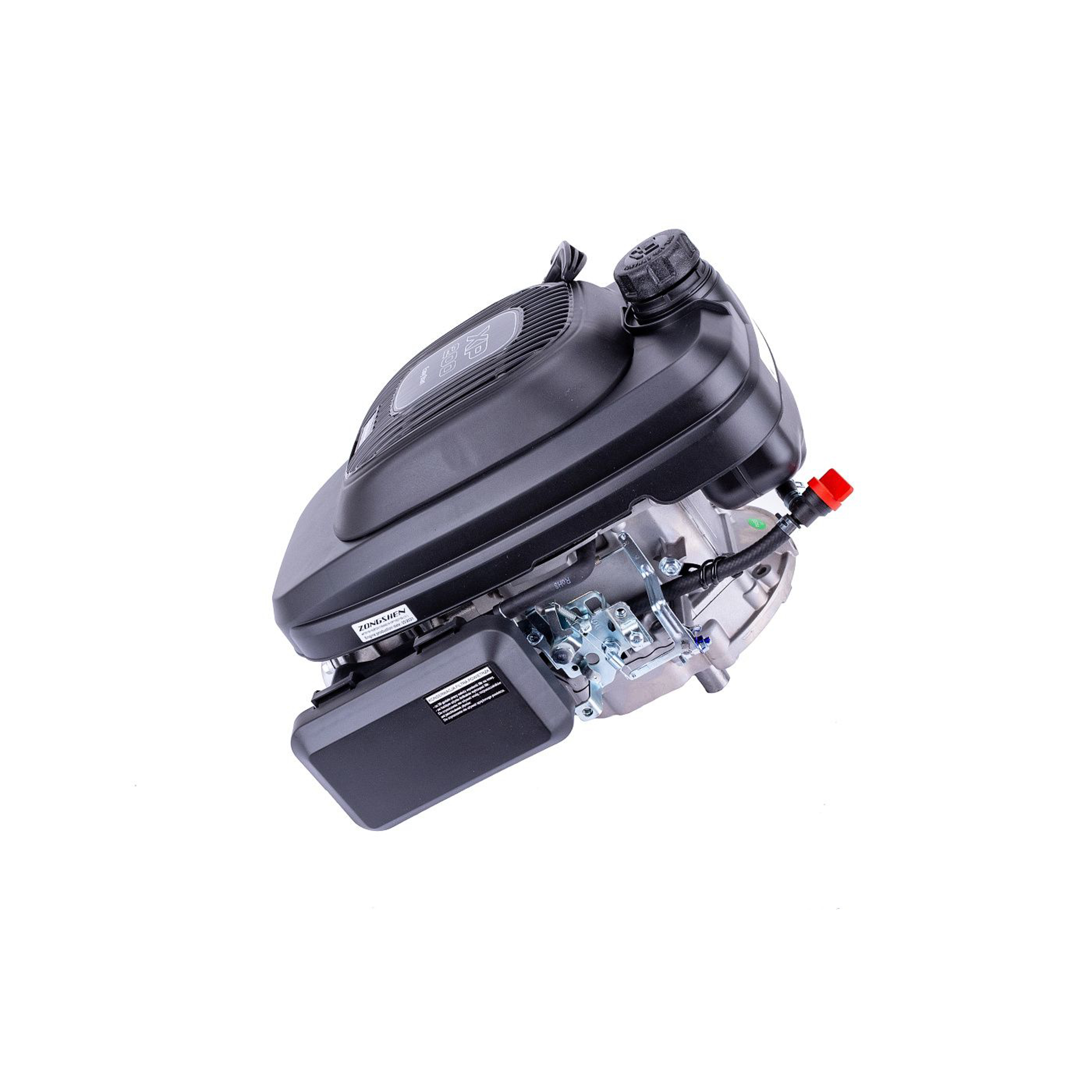 Motor Zongshen XP200A výkon 6,5 PS objem motoru 196 ccm vertikální hřídel + automatický sytič karburátoru