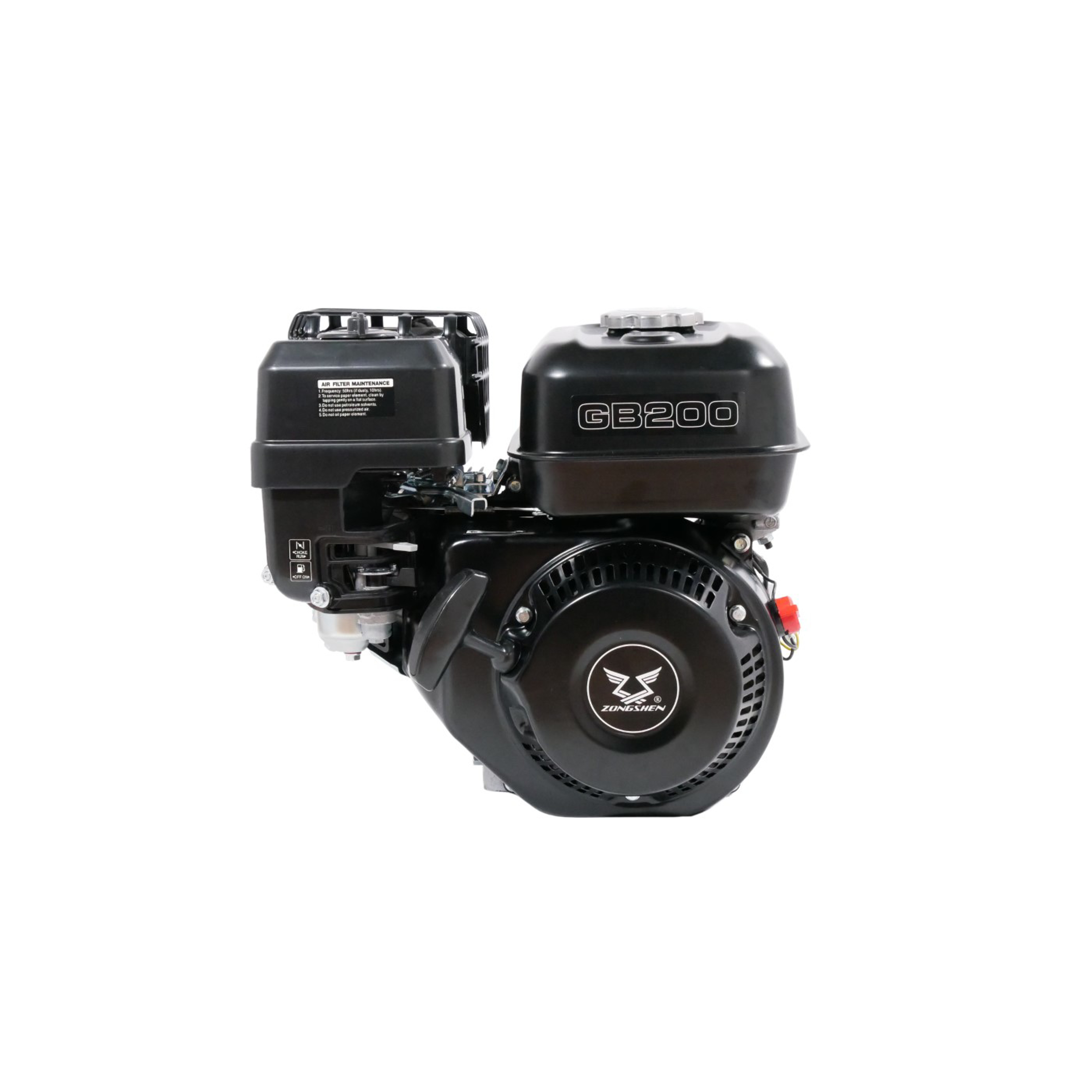 Motor Zongshen GB200 výkon 6,5 PS objem motoru 196 ccm