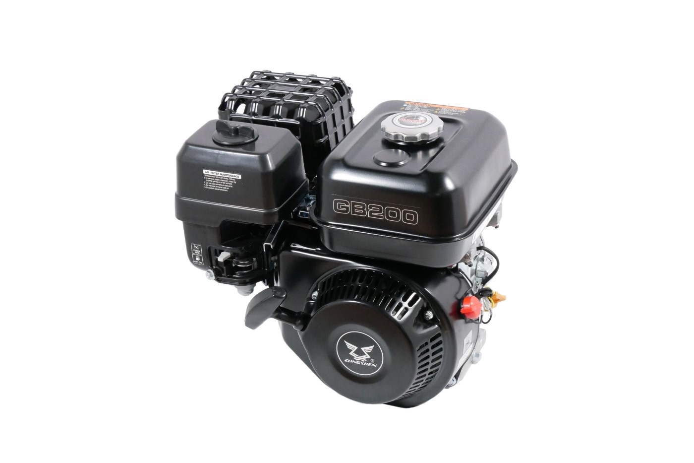 Motor Zongshen GB200 výkon 6,5 PS objem motoru 196 ccm