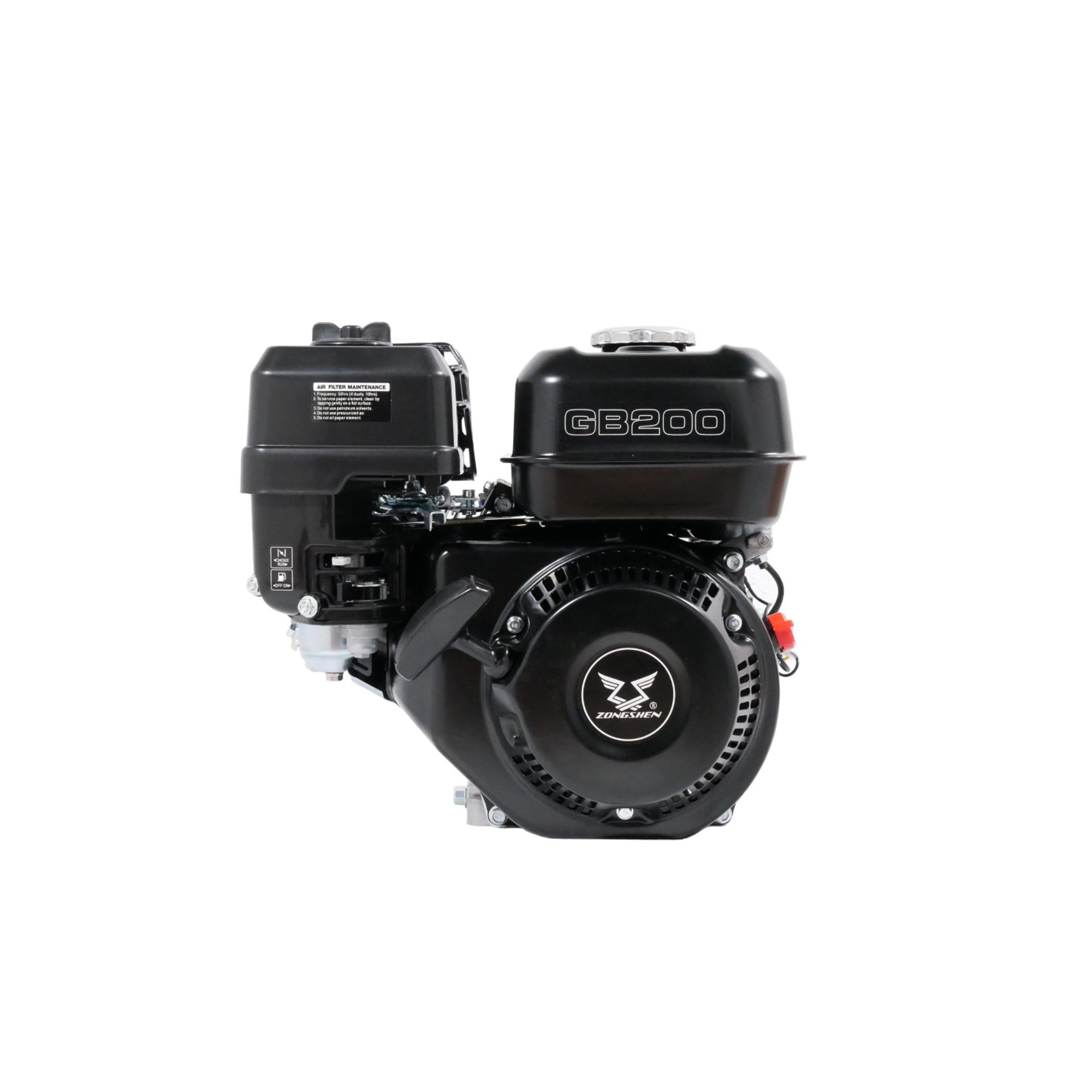Motor Zongshen GB200 výkon 6,5 PS objem motoru 196 ccm