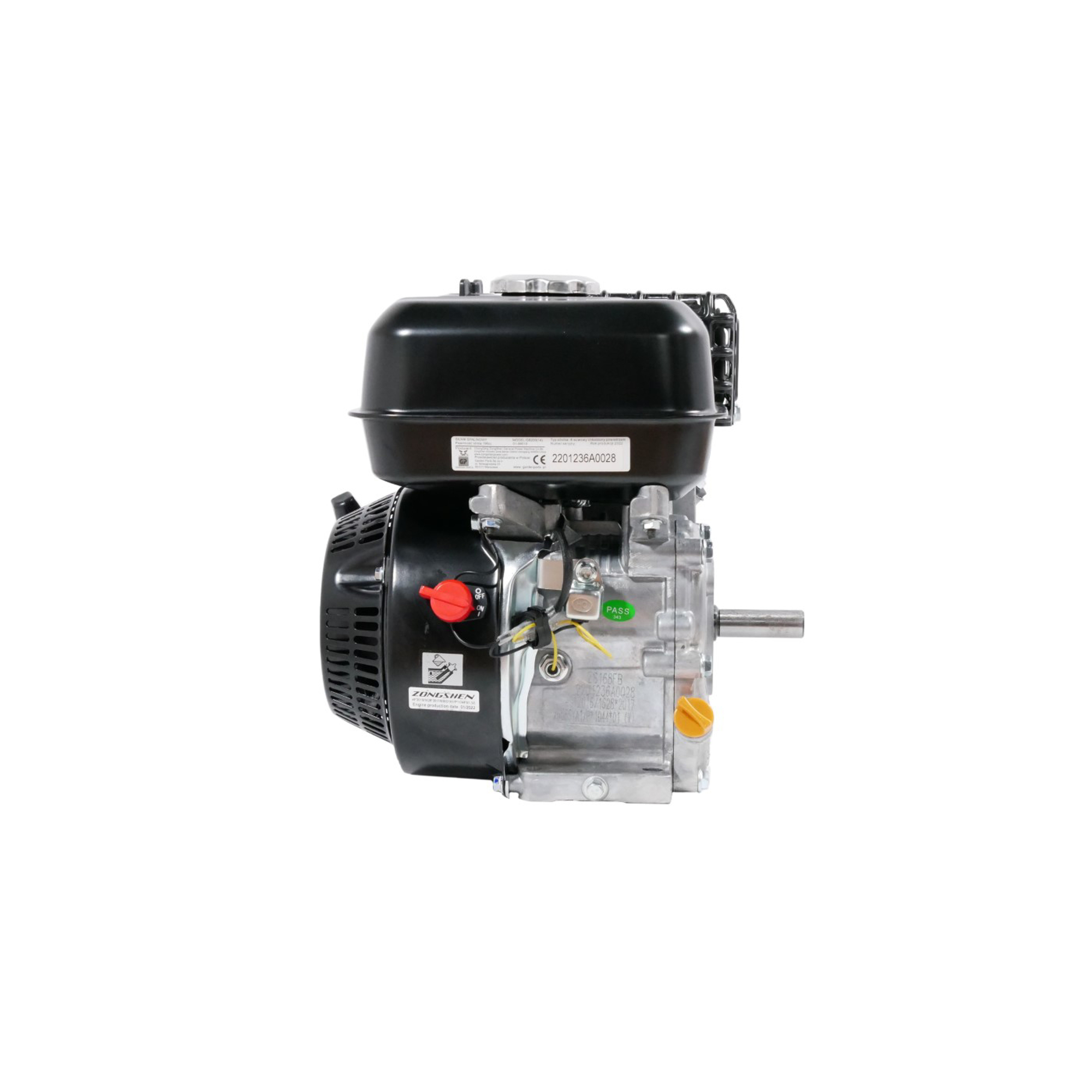 Motor Zongshen GB200 výkon 6,5 PS objem motoru 196 ccm