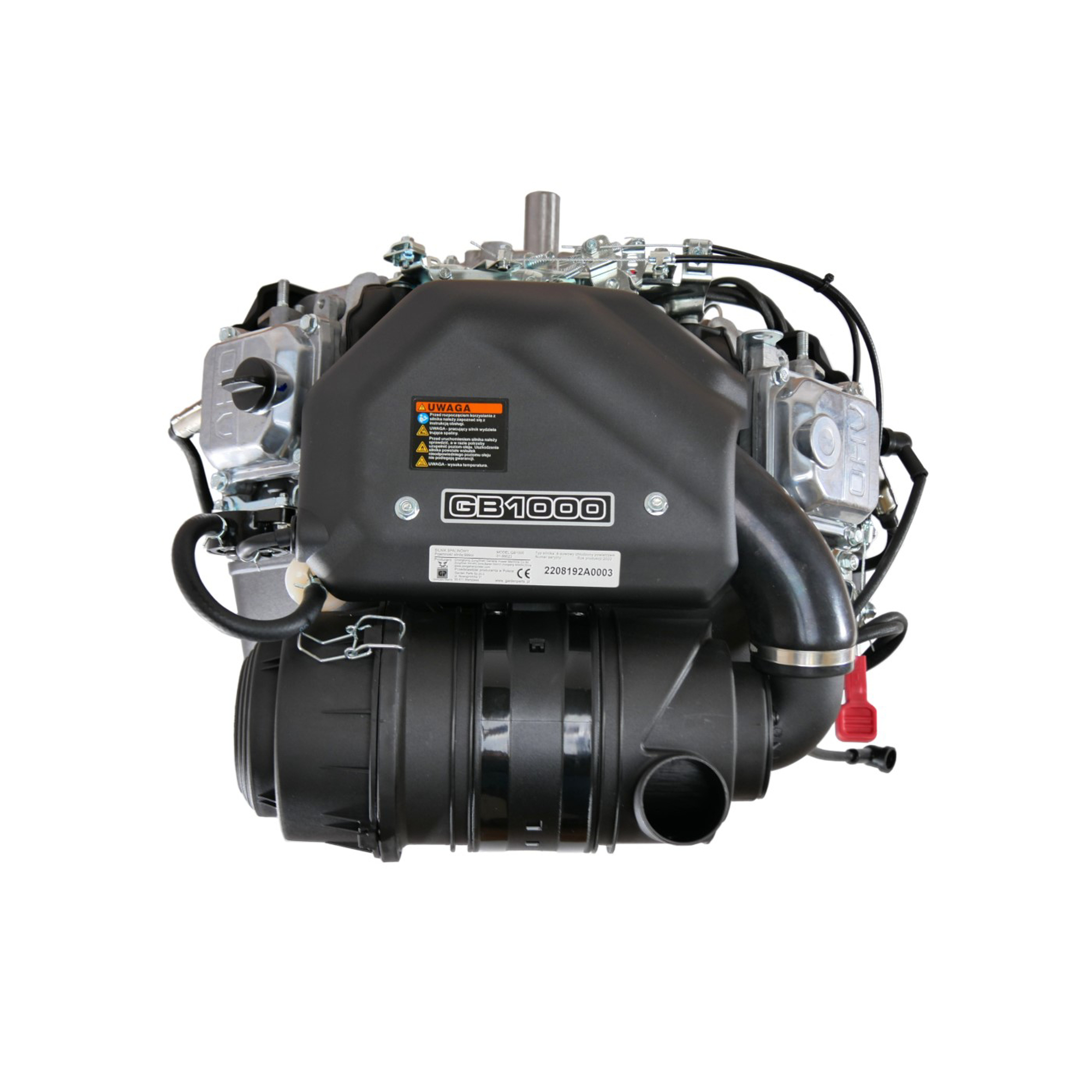 Motor Zongshen GB1000 Twin výkon 32,5 PS objem motoru 999 ccm horizontální hřídel 28,575 mm x 80 mm
