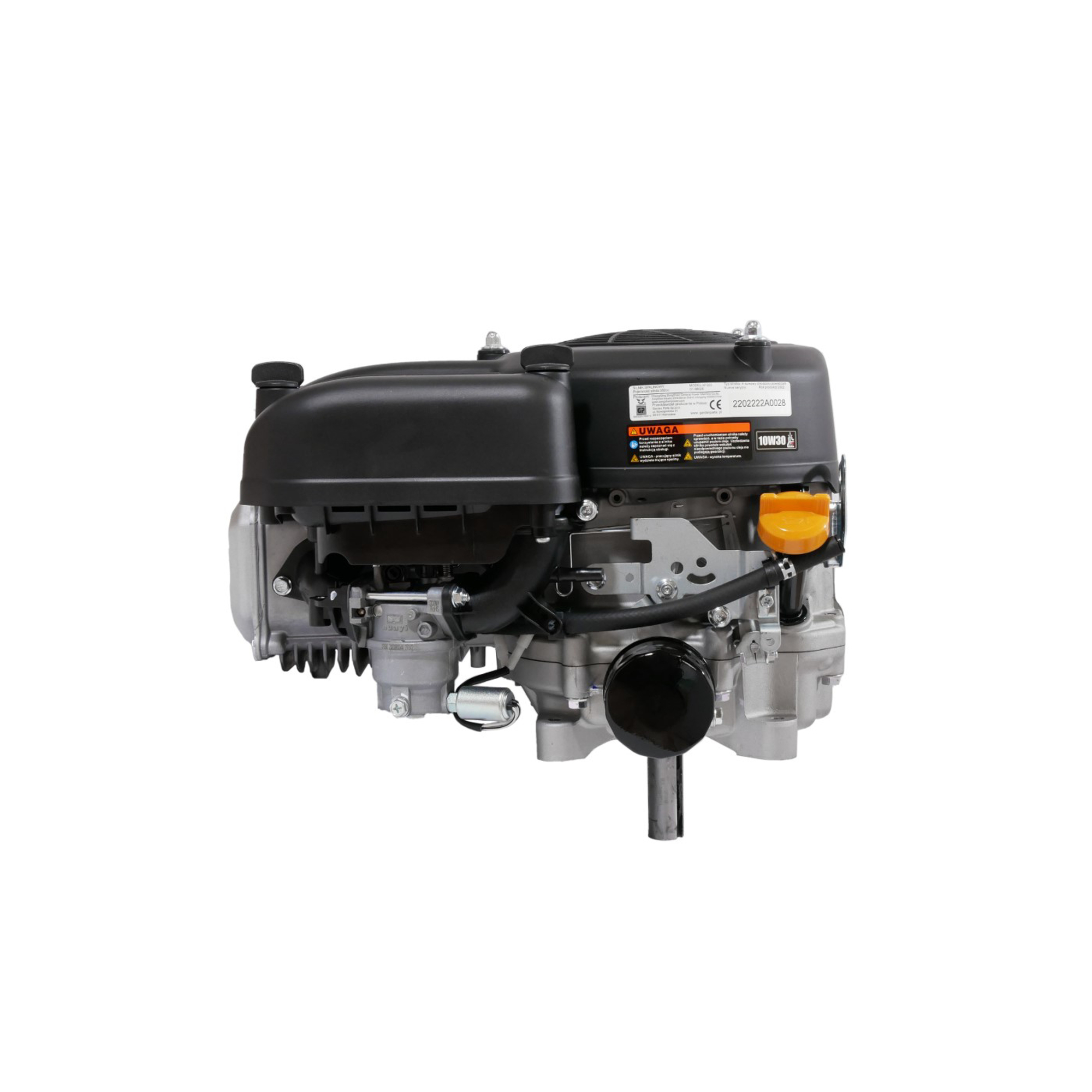 Motor Zongshen XP380A výkon 11,5 PS objem motoru 382 ccm vertikální hřídel
