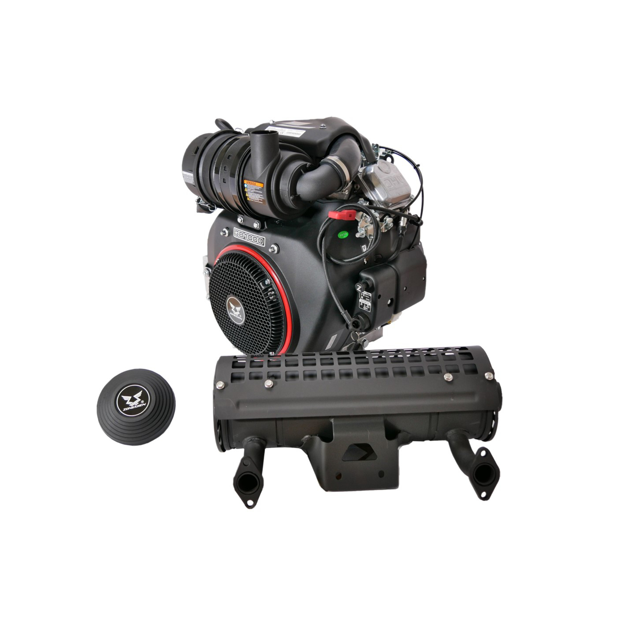 Motor Zongshen GB1000 výkon 32,5 PS objem motoru 999 ccm horizontální hřídel 36,5 mm x 100 mm