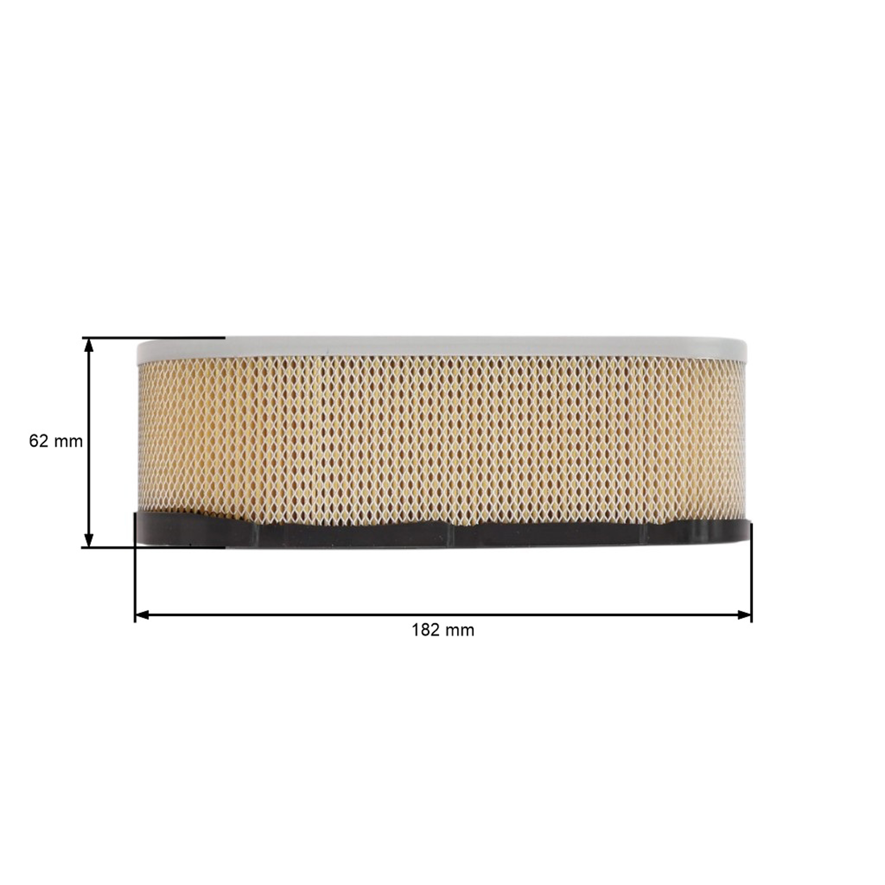 Vzduchový filtr 180 mm x 70 mm x 60 mm pro motory Briggs & Stratton výkon 8,5 PS - 11,0 PS (OEM 493910 691667)