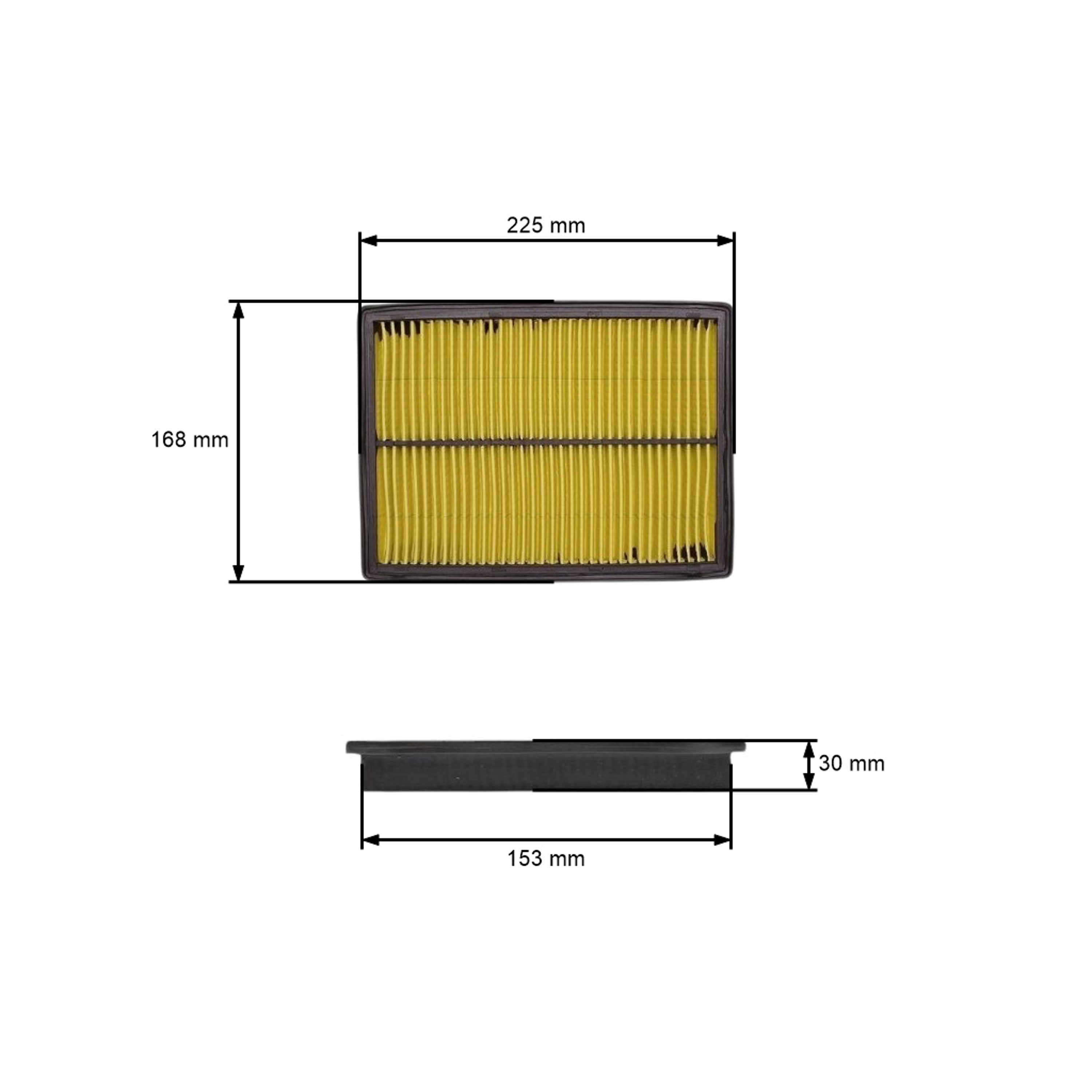 Vzduchový filtr pro motory Honda GXV610 GXV620 (OEM 17210ZJ1841)