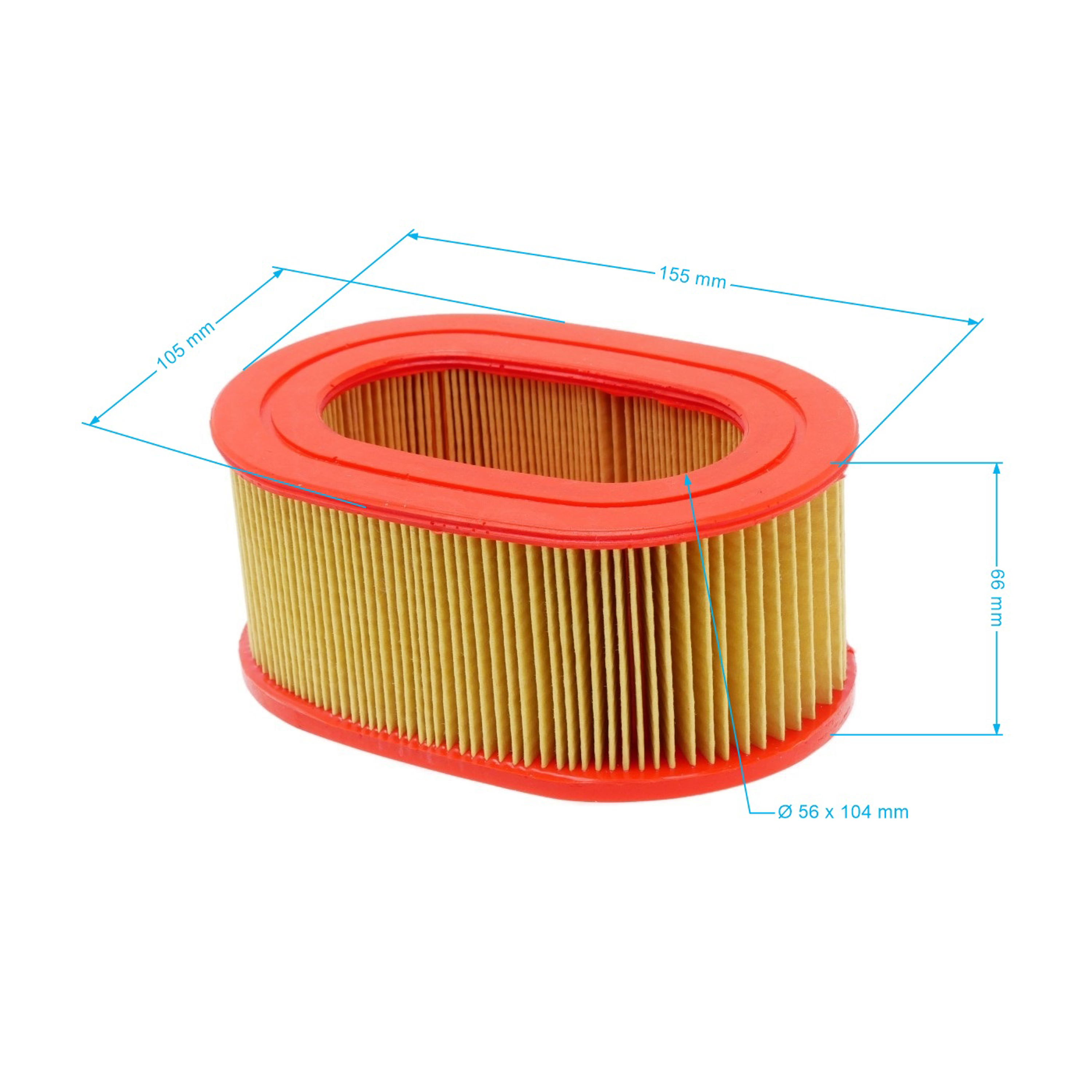 HS Parts vzduchový filtr pro rozbrušovací pily Partner K950 K1250 ACTIVE (506 23 18-01, 506 23 18-03, 578 12 07-01)