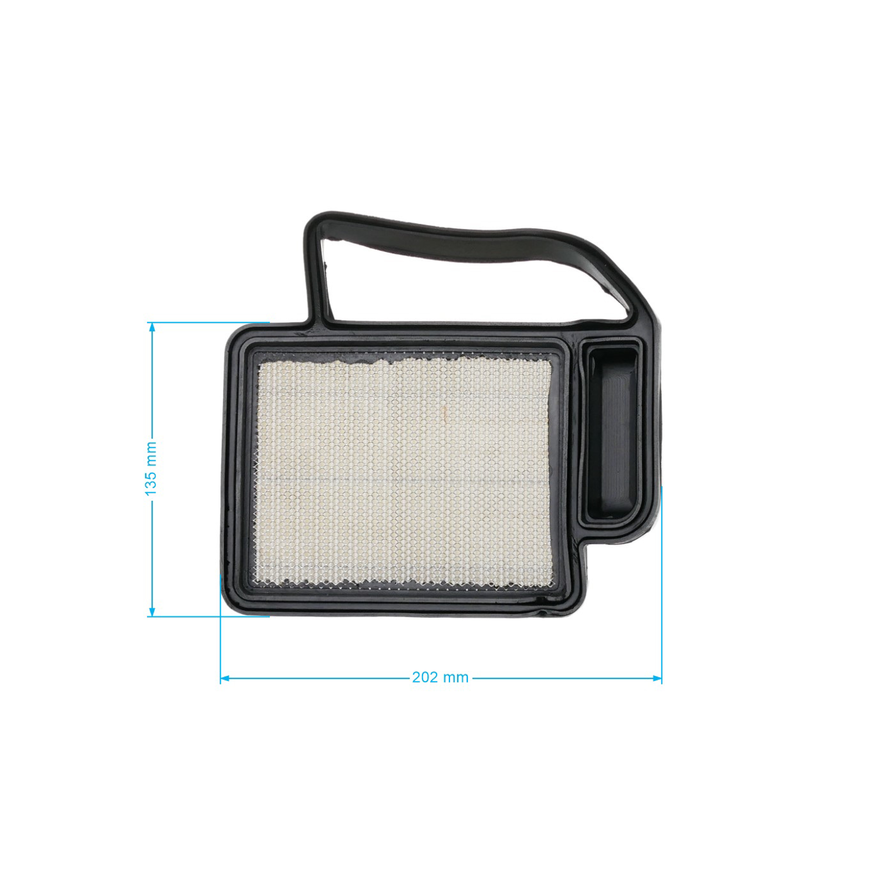 Vzduchový filtr 205 mm x 137 mm x 33 mm pro motory Kohler Husqvarna Toro (OEM 531029501 2008302-S)