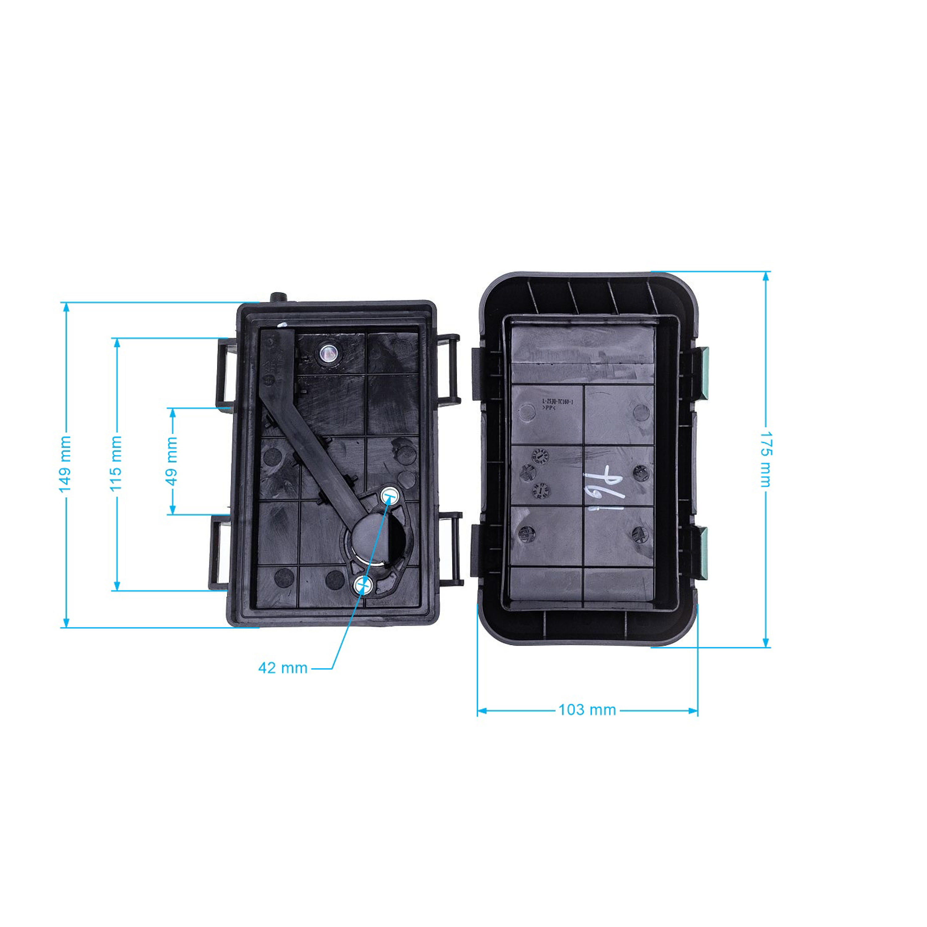 Kryt vzduchového filtru pro motory Zongshen XP200 výkon motoru 6,5 PS (OEM 100004649)