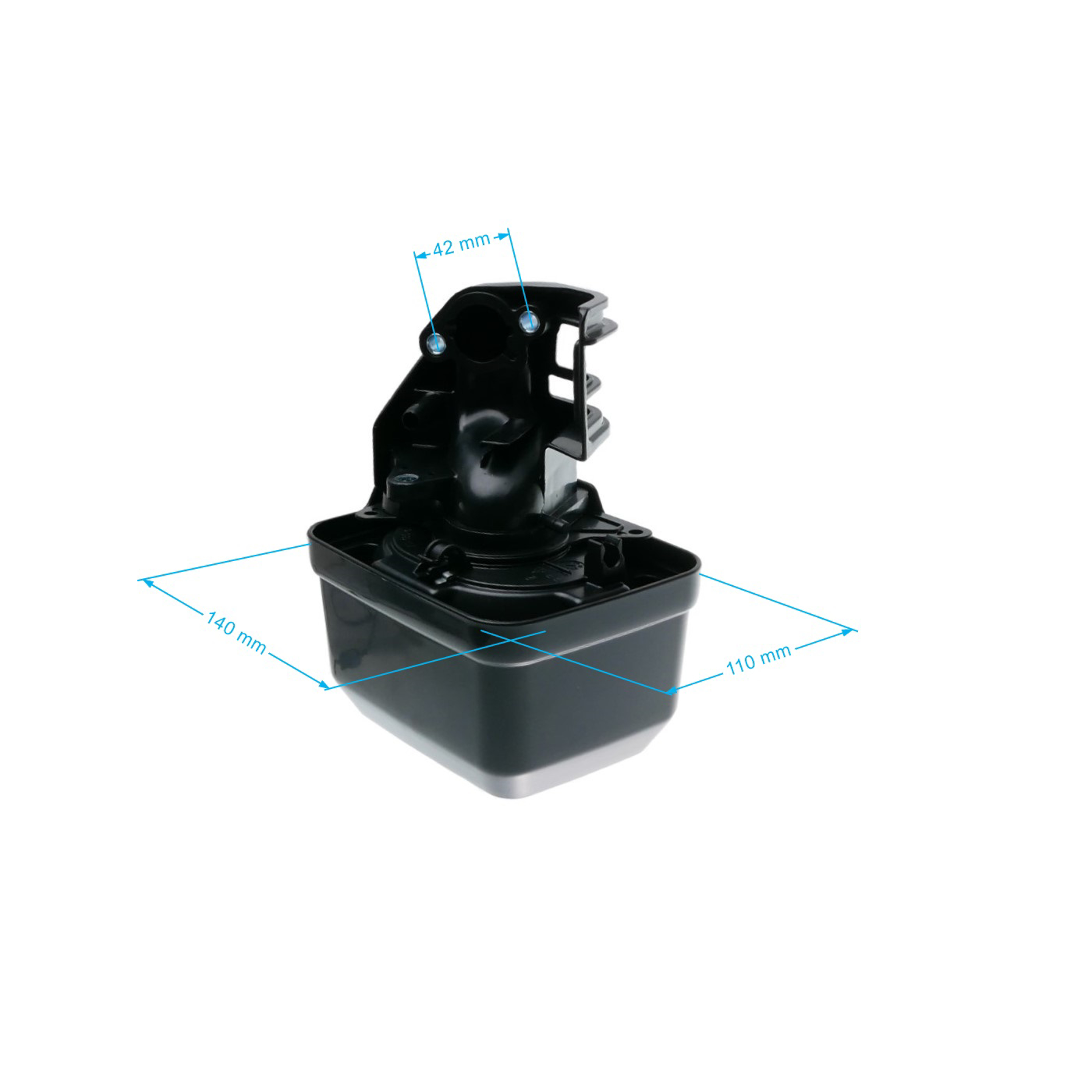 Kompletní vzduchový filtr s krytem pro motory Zongshen GB200 (OEM 100004690)