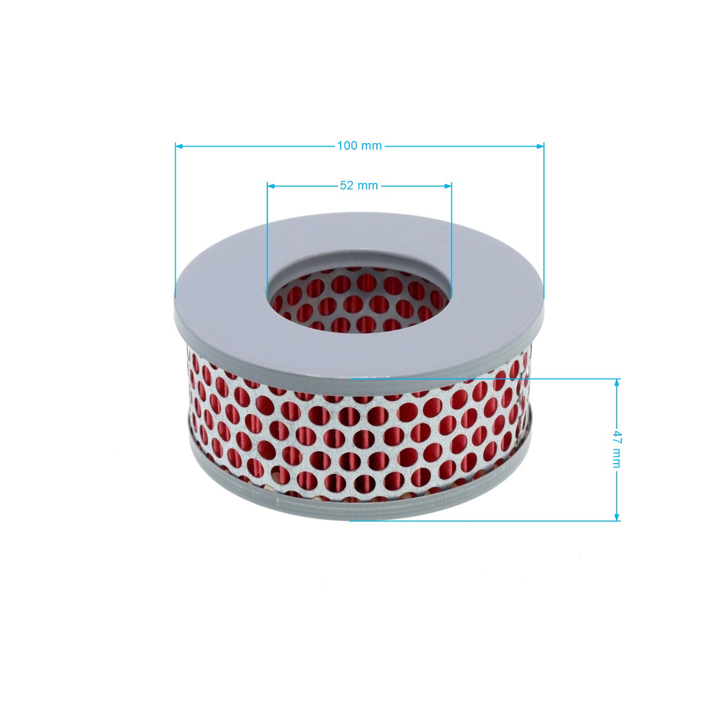 HS PARTS vzduchový filtr 105 mm x 52 mm x 45 mm pro motory Yanmar L40 (114250 12580 114250-12580 1142-501-2580)