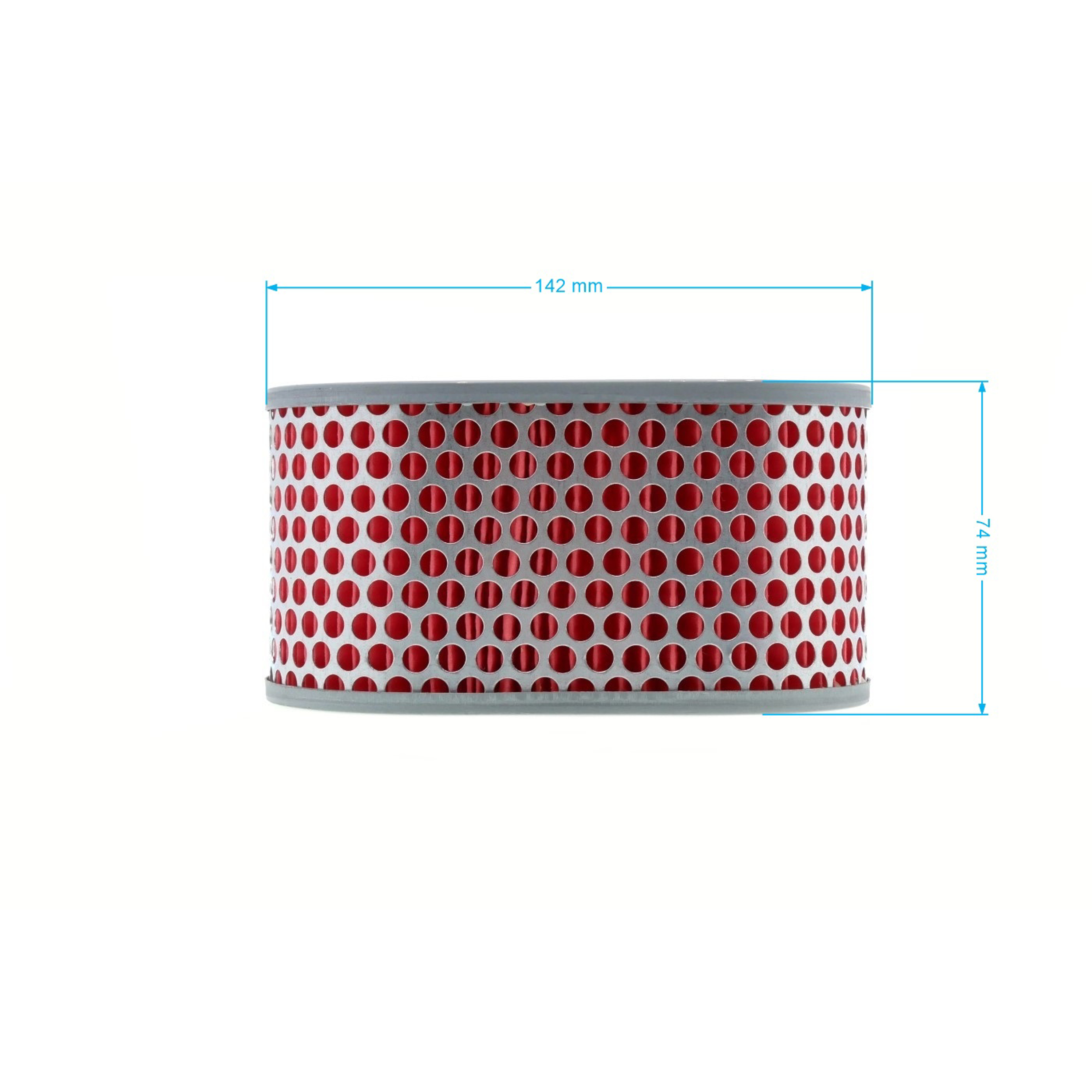 HS PARTS vzduchový filtr 149 mm x 106 mm x 76 mm pro motory Yanmar L100 (114650 12540 114650-12540 1146-501-2540)