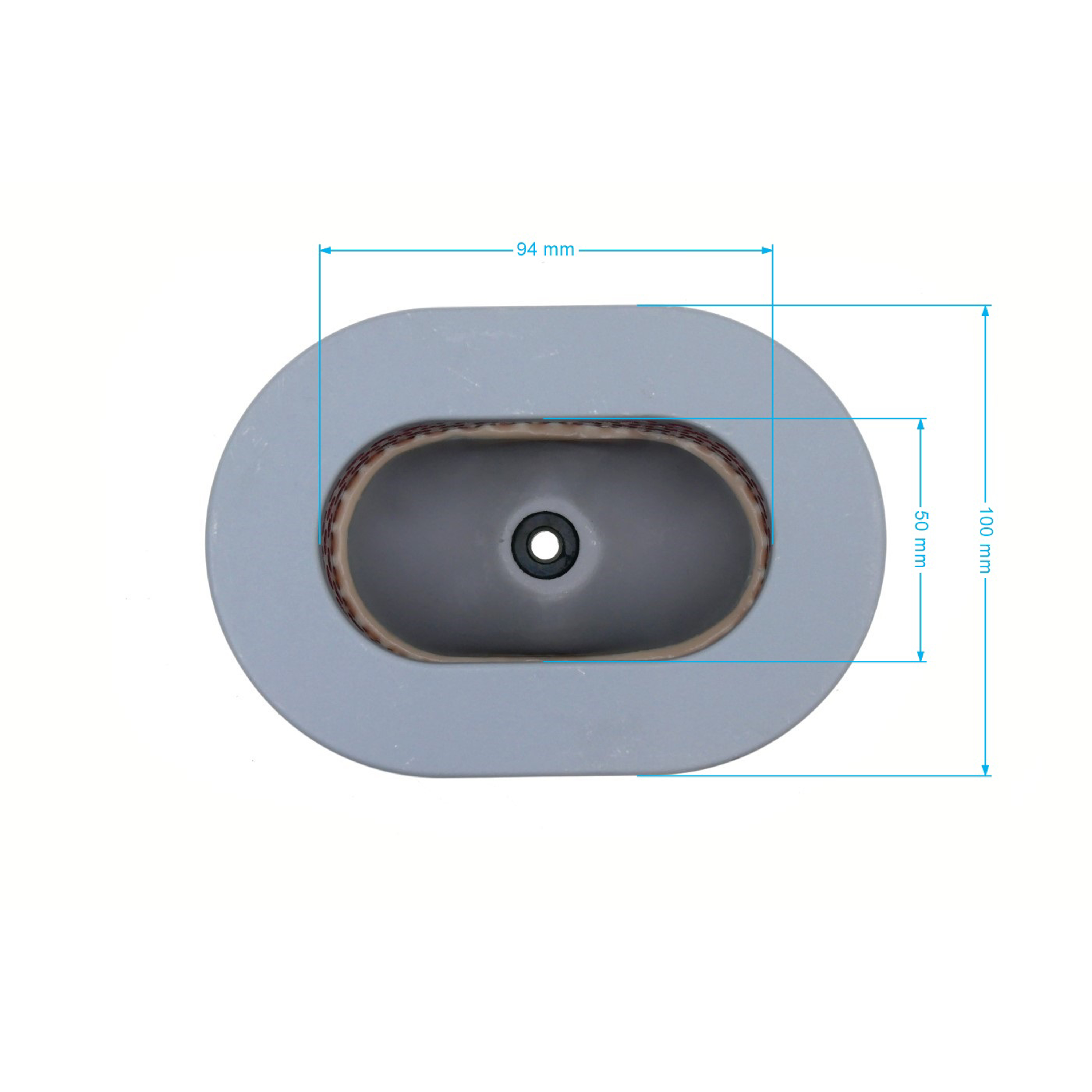 HS PARTS vzduchový filtr 149 mm x 106 mm x 76 mm pro motory Yanmar L100 (114650 12540 114650-12540 1146-501-2540)