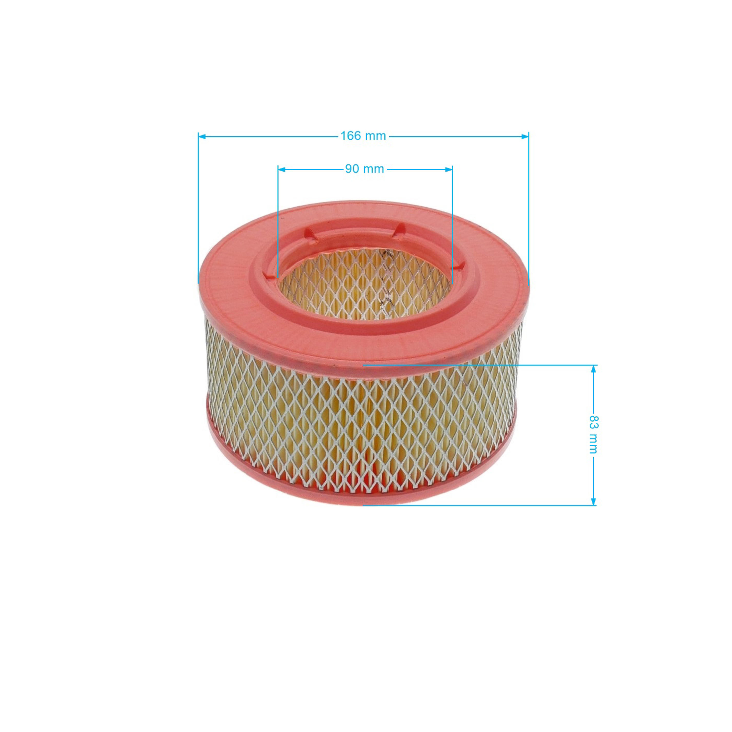 Vzduchový filtr 167 mm x 98 mm x 89 mm pro motory Hatz 1D81 1D90 1D90V 1D90W (OEM 01493000 01493001 MN000004 2-80199209 4700239423)