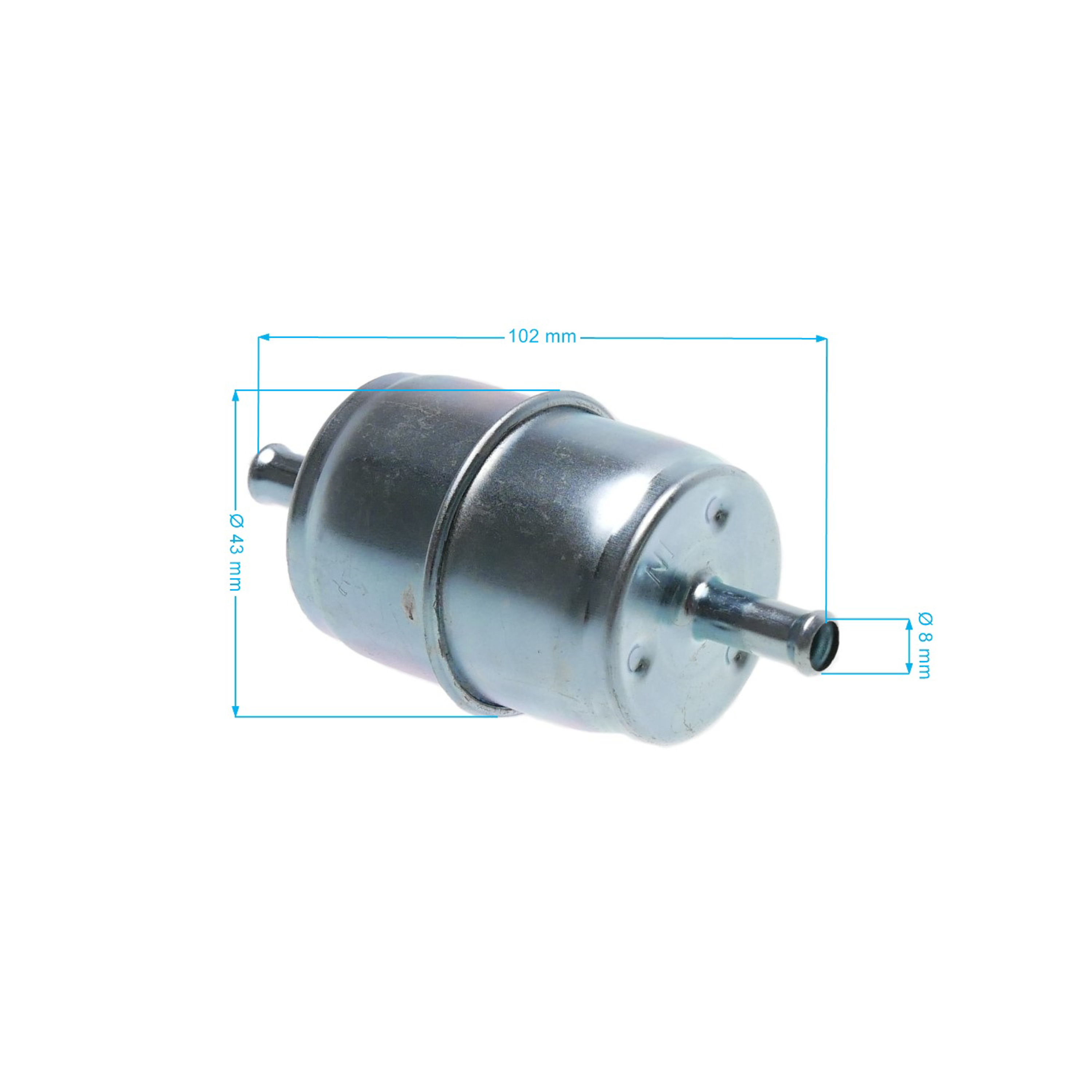 Palivový filtr 10 Mikronů pro motory Briggs & Stratton s palivovým čerpadlem (OEM 492836 493629 691035)