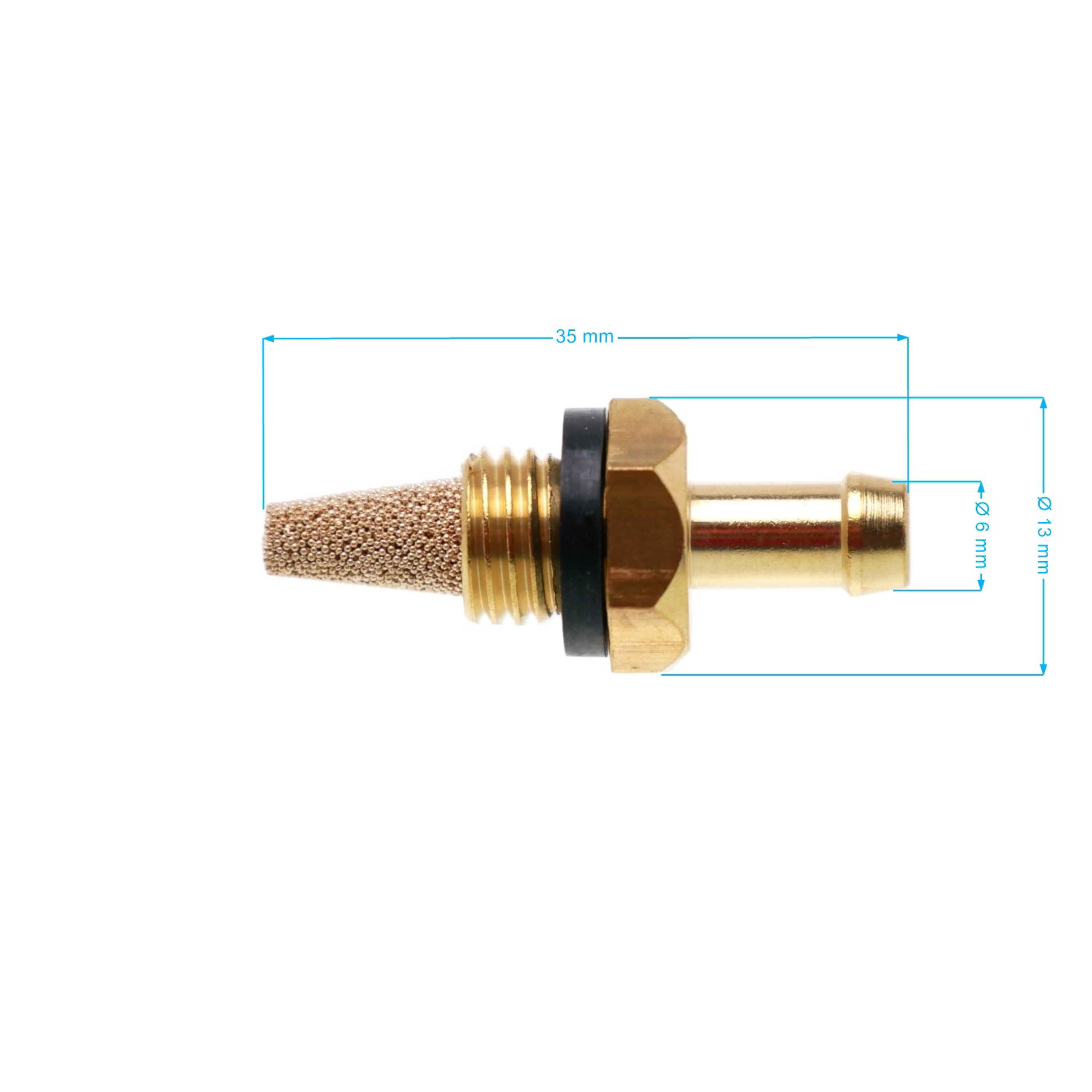 Palivový filtr pro motory Honda GX110 GX120 GX140 GX160 GX240 GX270 GX340 (OEM 16955ZE1000)
