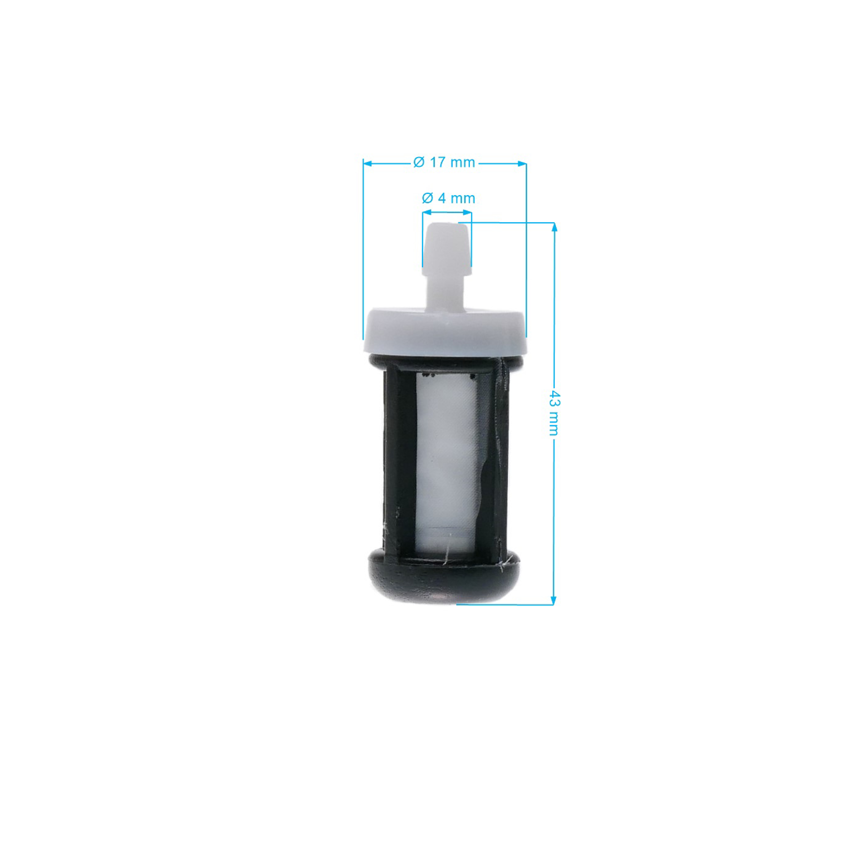Palivový filtr pro motorové pily rozbrušovací pily postřikovače křovinořezy Stihl 009 MS192 FS55 FS75 FS80 FS250 FS300 TS410 TS420 BR340 BR450 (OEM 00003503502)