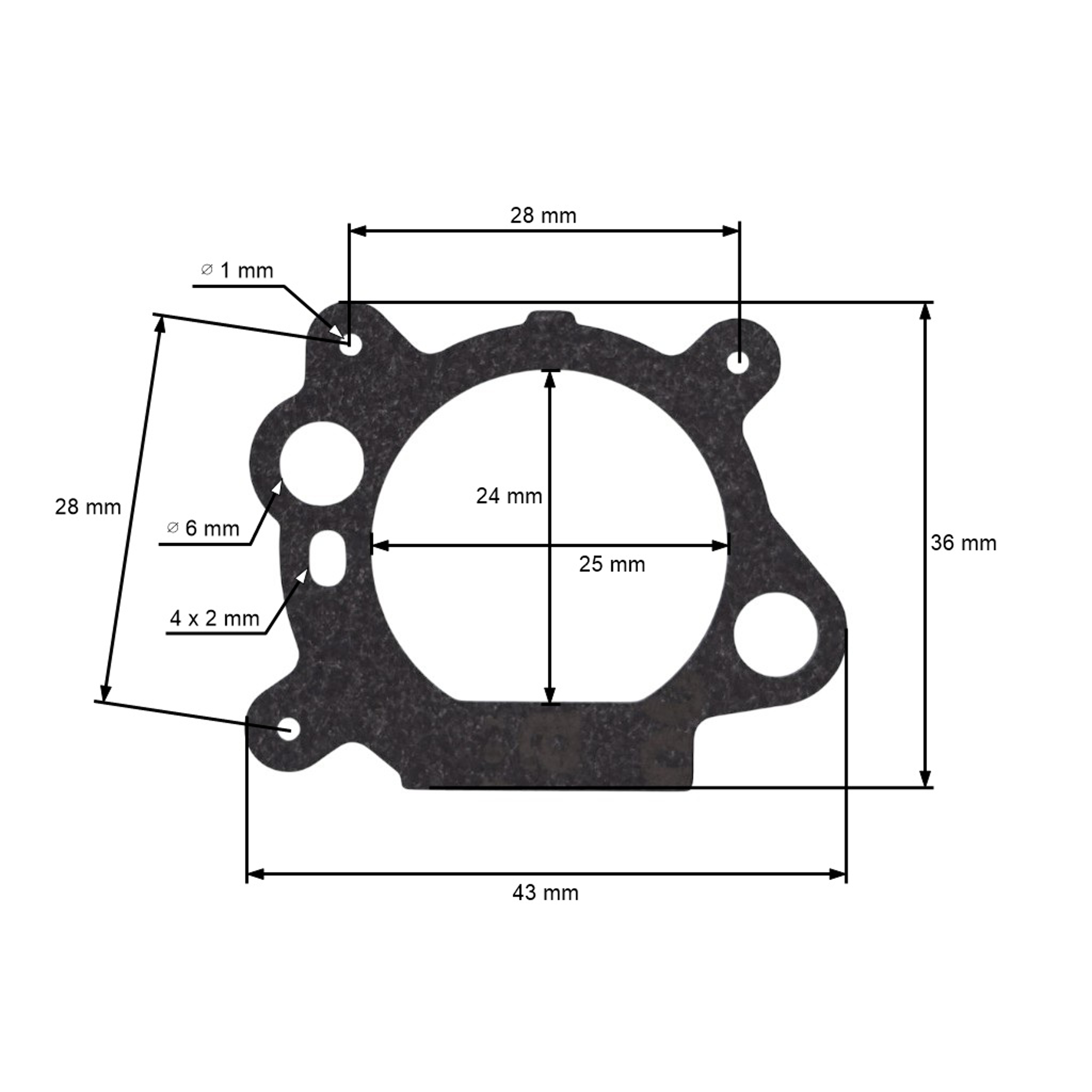 Těsnění vzduchového filtru pro motory Briggs & Stratton Quantum s palivovým čerpadlem (OEM 272653)