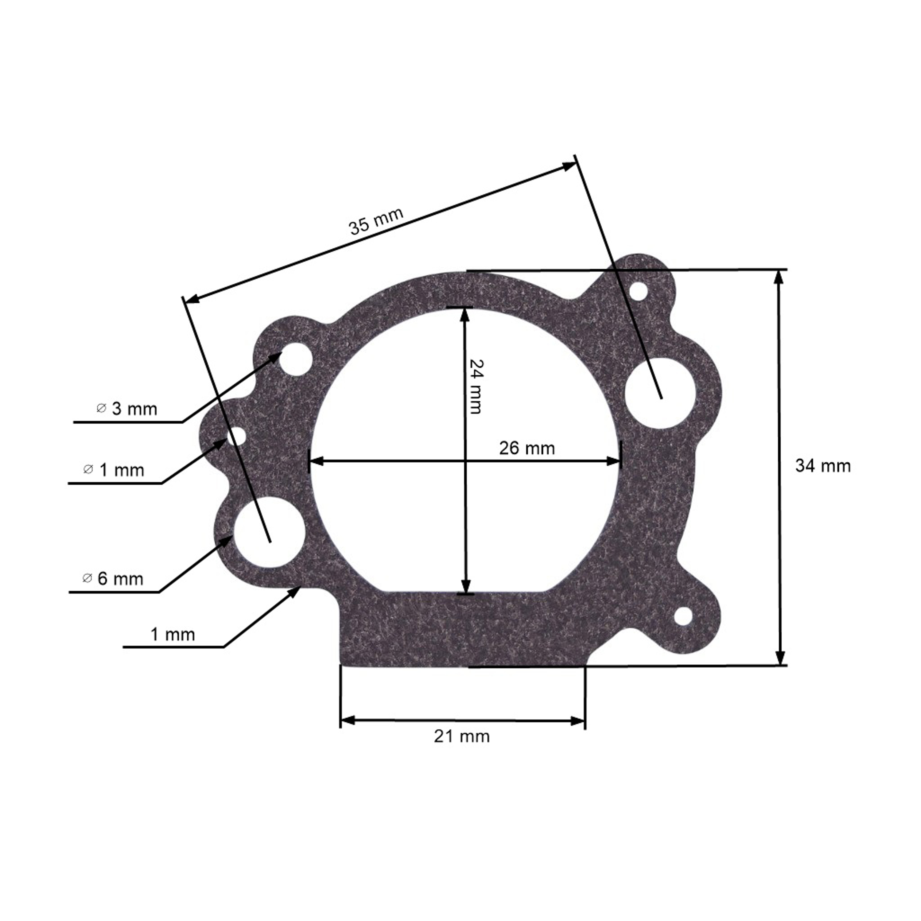 Těsnění vzduchového filtru pro motory Briggs & Stratton (OEM 692667)