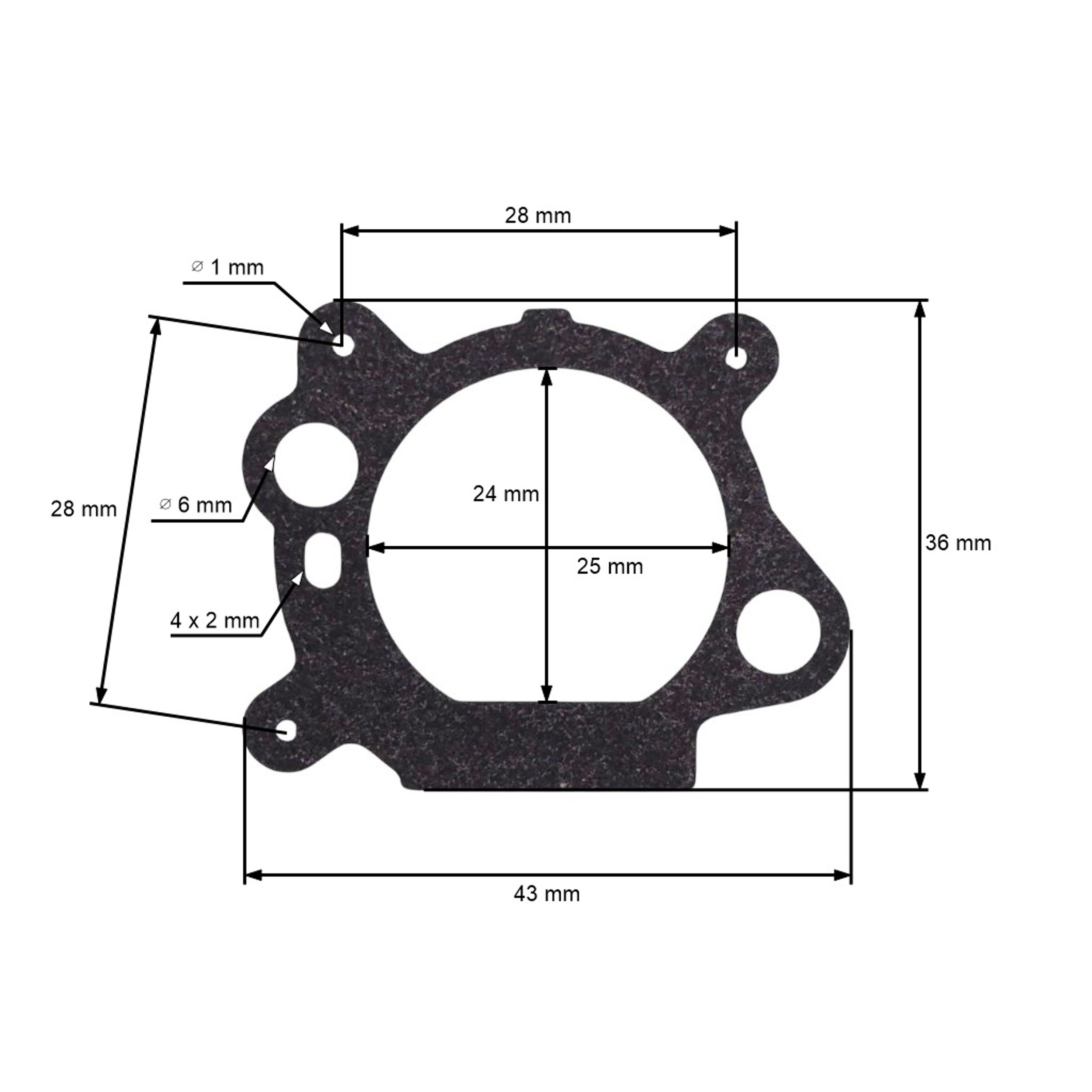 Karburátorová sada těsnění pro motory Briggs & Stratton Quantum výkon 3,5 PS - 6,0 PS (OEM 398183 498261 490937)