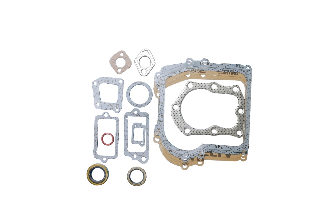 Sada těsnění pro motory Briggs & Stratton Classic Sprint Quattro Serie 450 500 výkon 3,0 PS - 3,5 PS (OEM 298989)