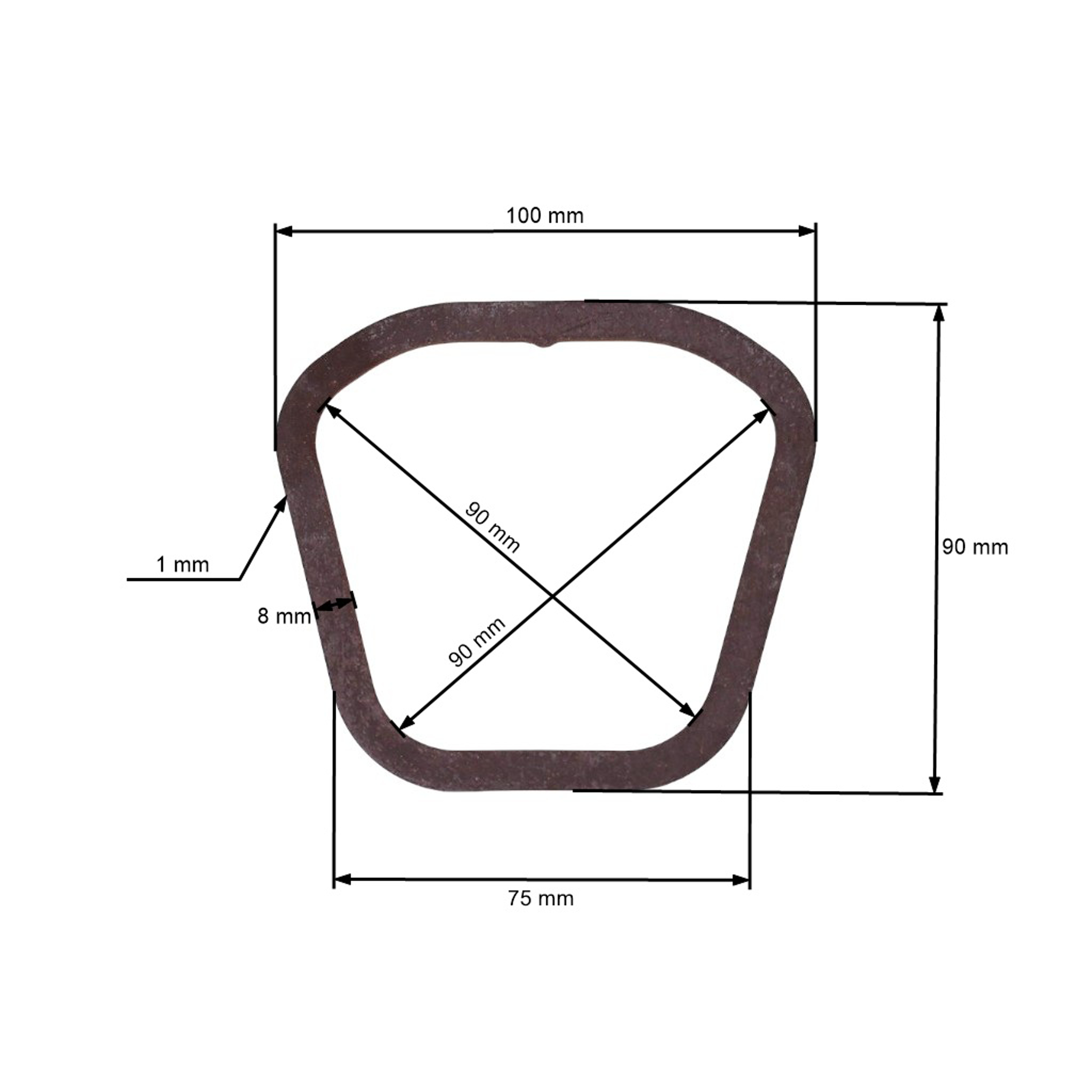 Těsnění ventilů pro motory Honda GX110 GX120 GX140 GX160 GX200 (OEM 12391-ZE1-000)