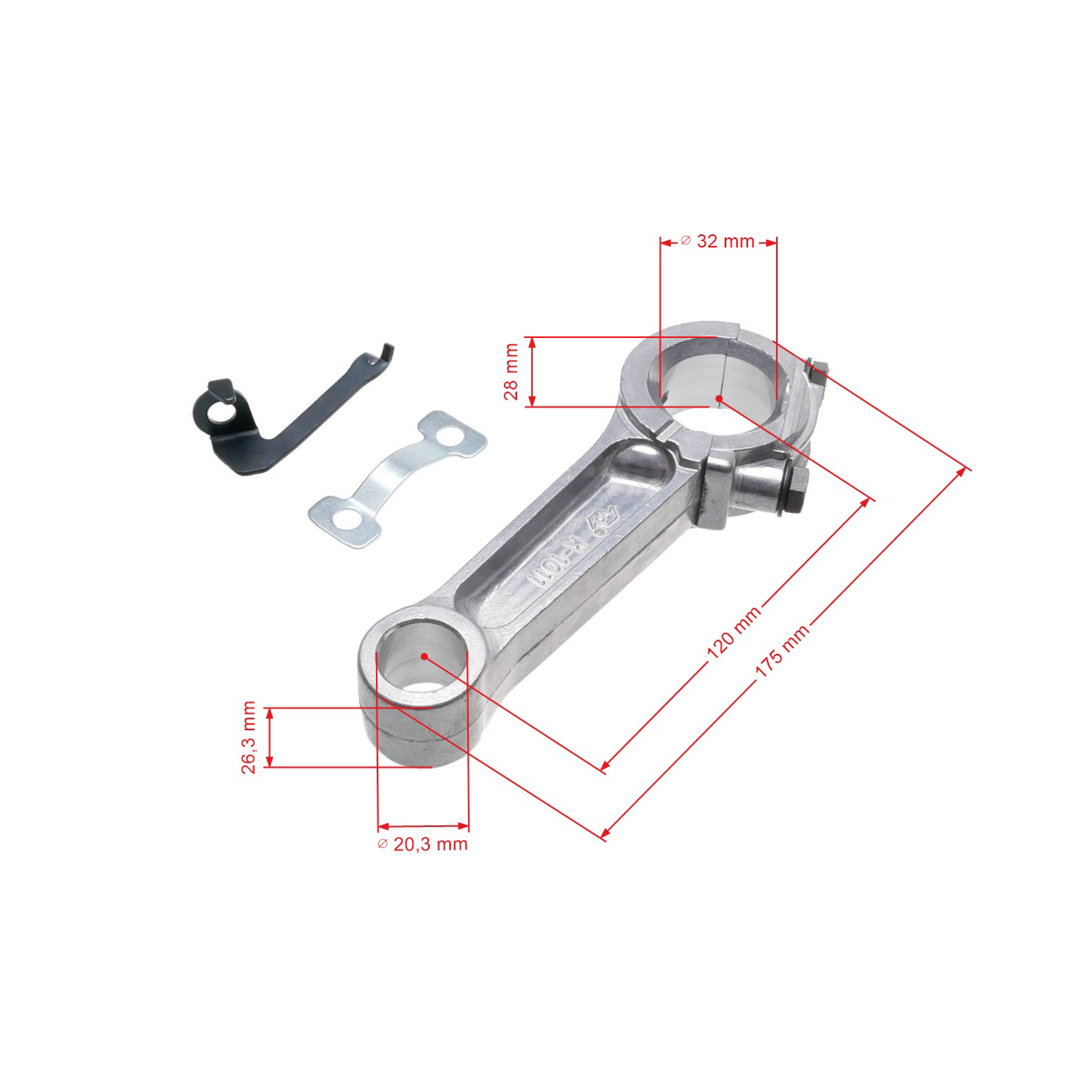 Ojnice pro motory Briggs & Stratton výkon 10,0 PS - 18,0 PS (OEM 391775)