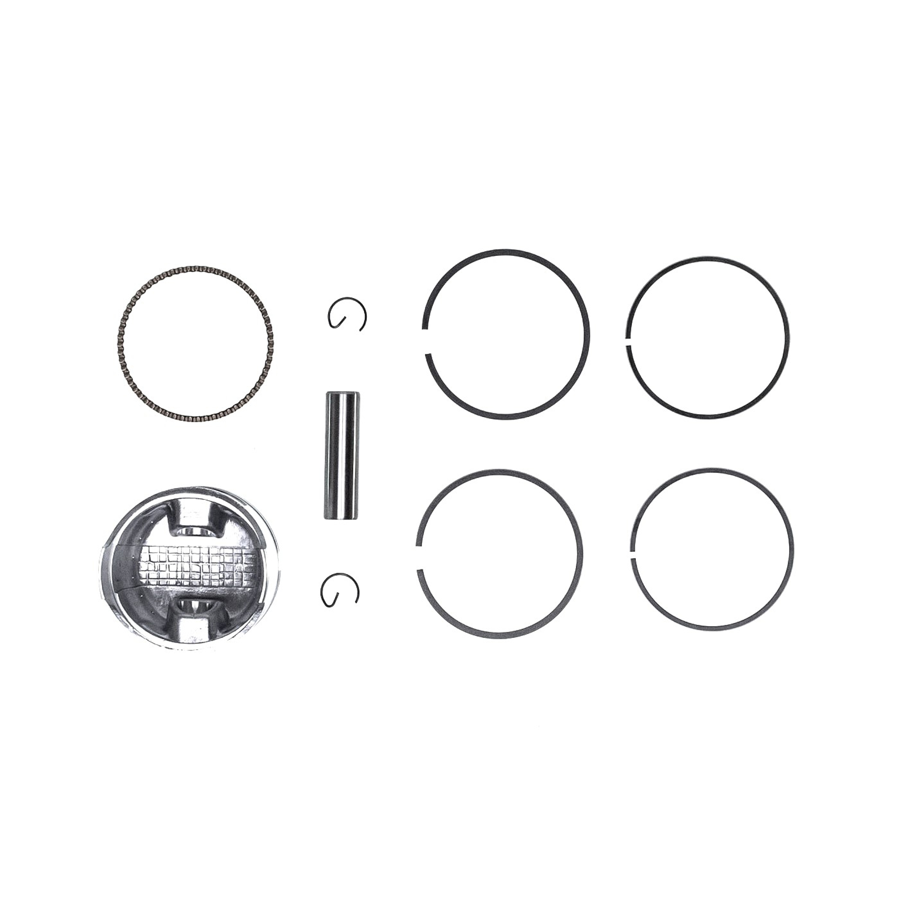 Kompletní píst pro motory Honda GX120 EG1400 F401 501 výkon 4,0 PS 60 mm (OEM 13101ZH7020 13701-ZH7-010 13101-ZF0-000 13101-ZH7-010)