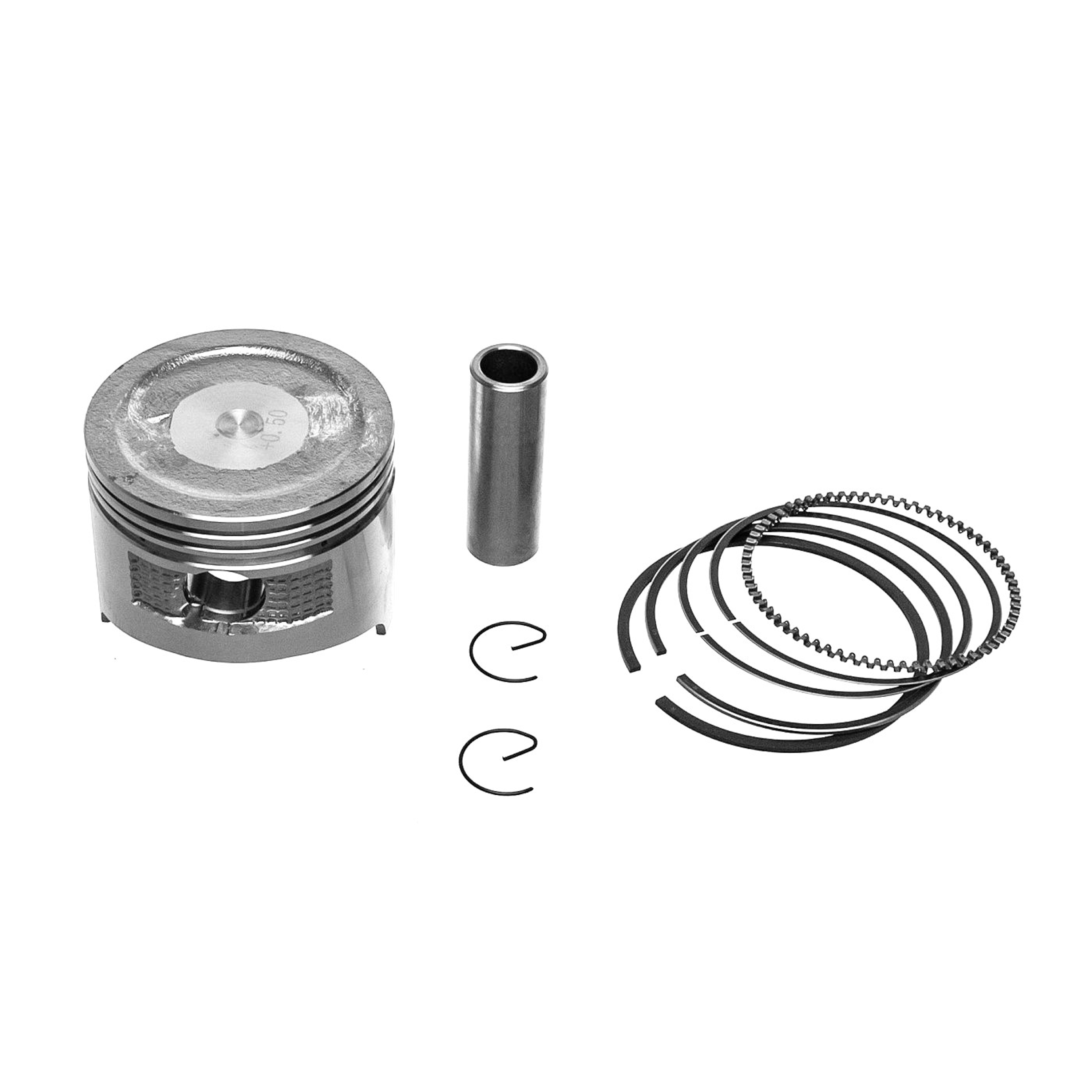 Kompletní píst pro motory Honda GX160 2. výbrus +0,50 mm 68,50 mm (OEM 13101ZE1000)