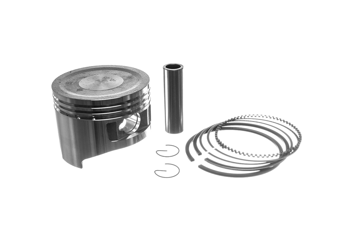 Kompletní píst pro motory Honda GX270 GX270U 1. výbrus +0,25 mm 77,25 mm (OEM 13101ZH9000)