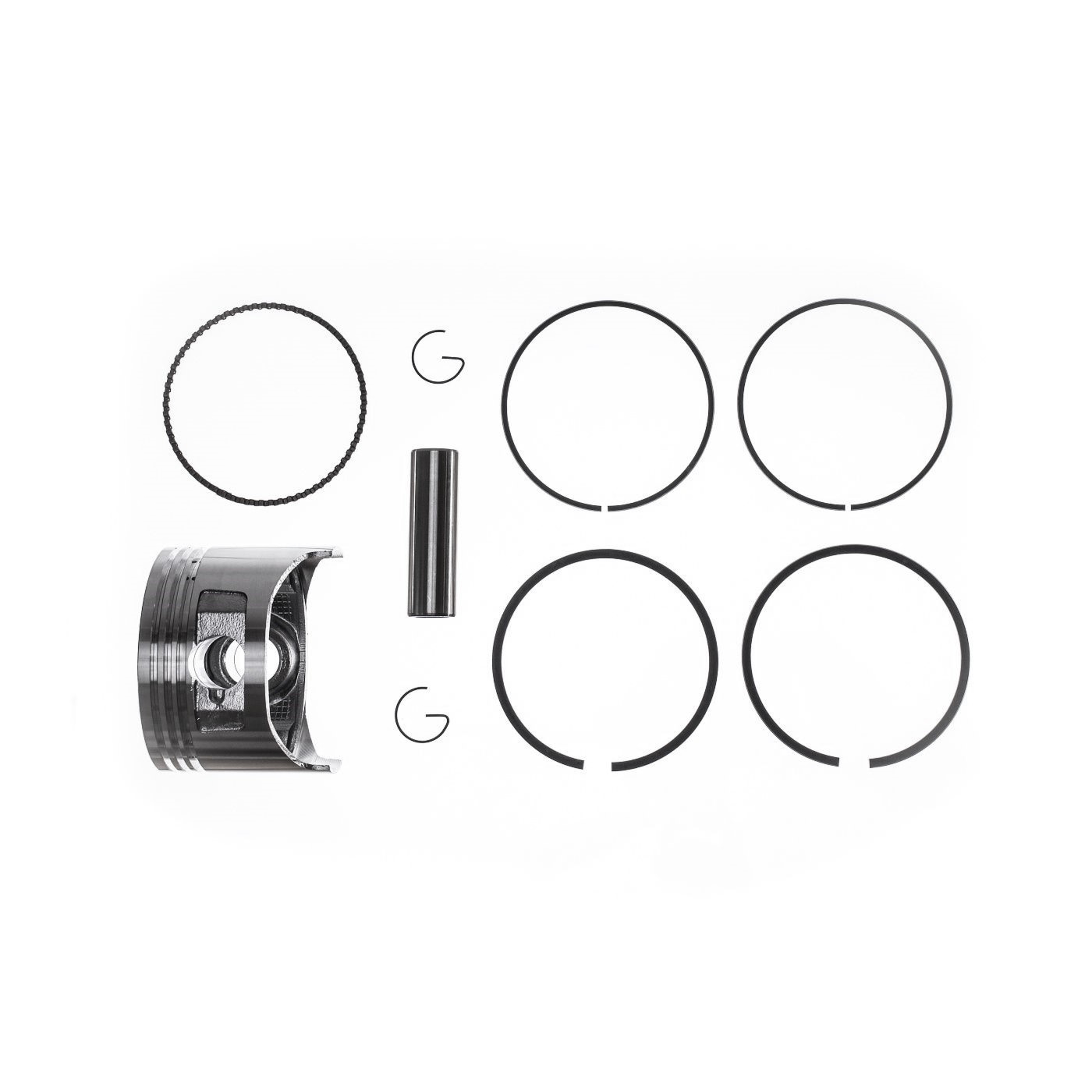 Kompletní píst pro motory Honda GX270 GX270U 2. výbrus +0,50 mm 77,50 mm (OEM 13101ZH9000)