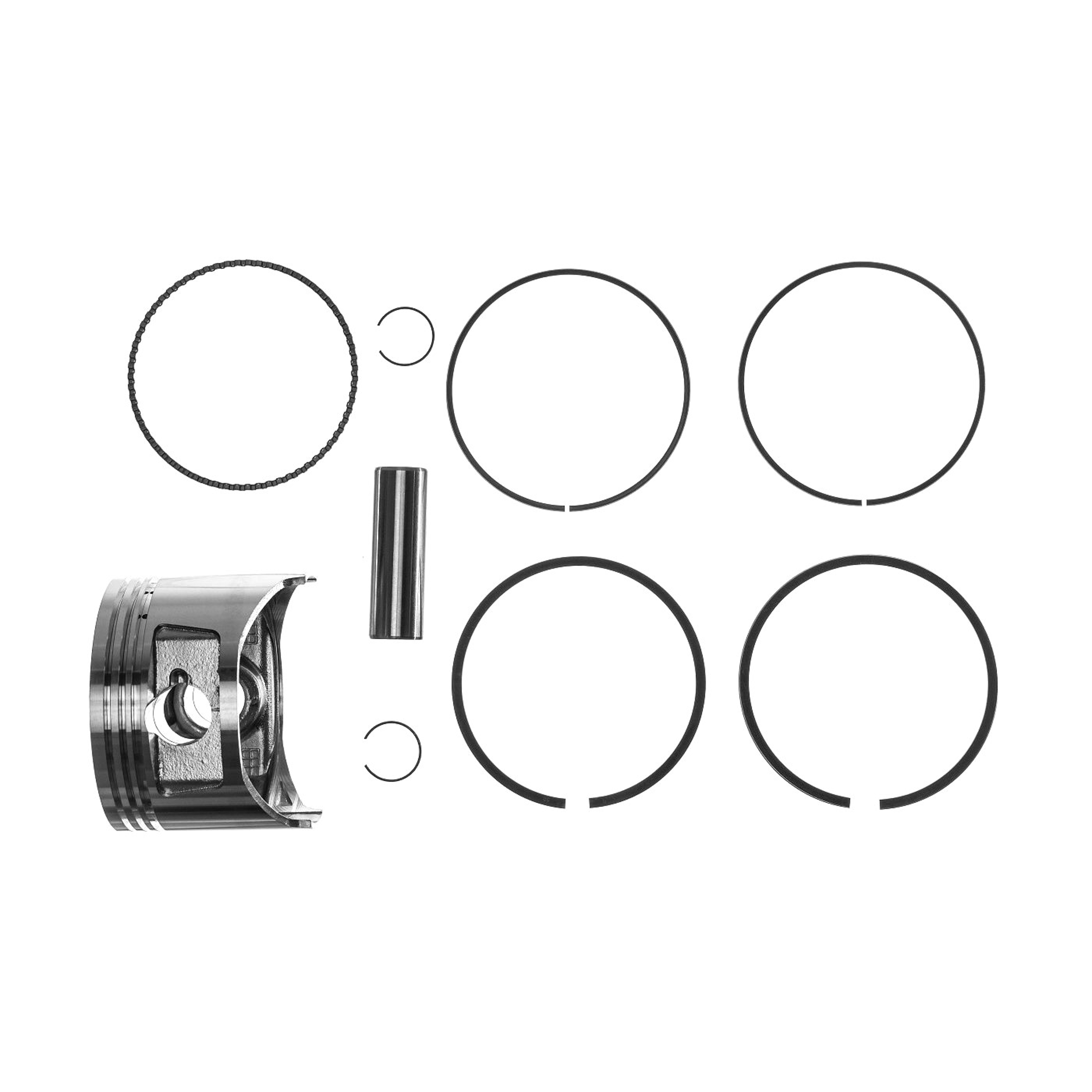 Kompletní píst pro motory Honda GX390 2. výbrus +0,50 mm 88,50 mm (OEM 13103-ZF6-W00)