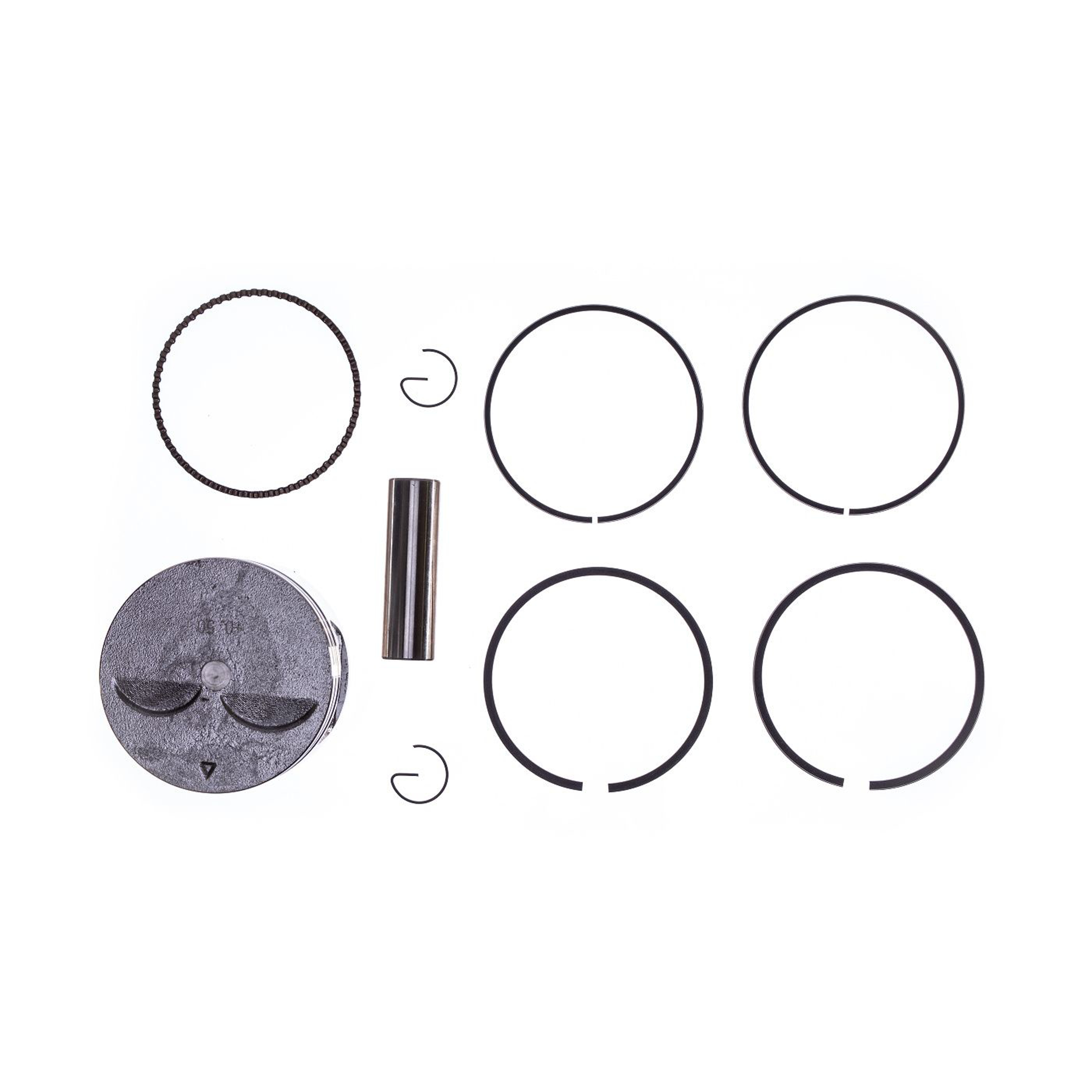 Kompletní píst pro motory Honda GX240 2. výbrus +0,50 mm 73,50 mm (OEM 13103ZE2W00)
