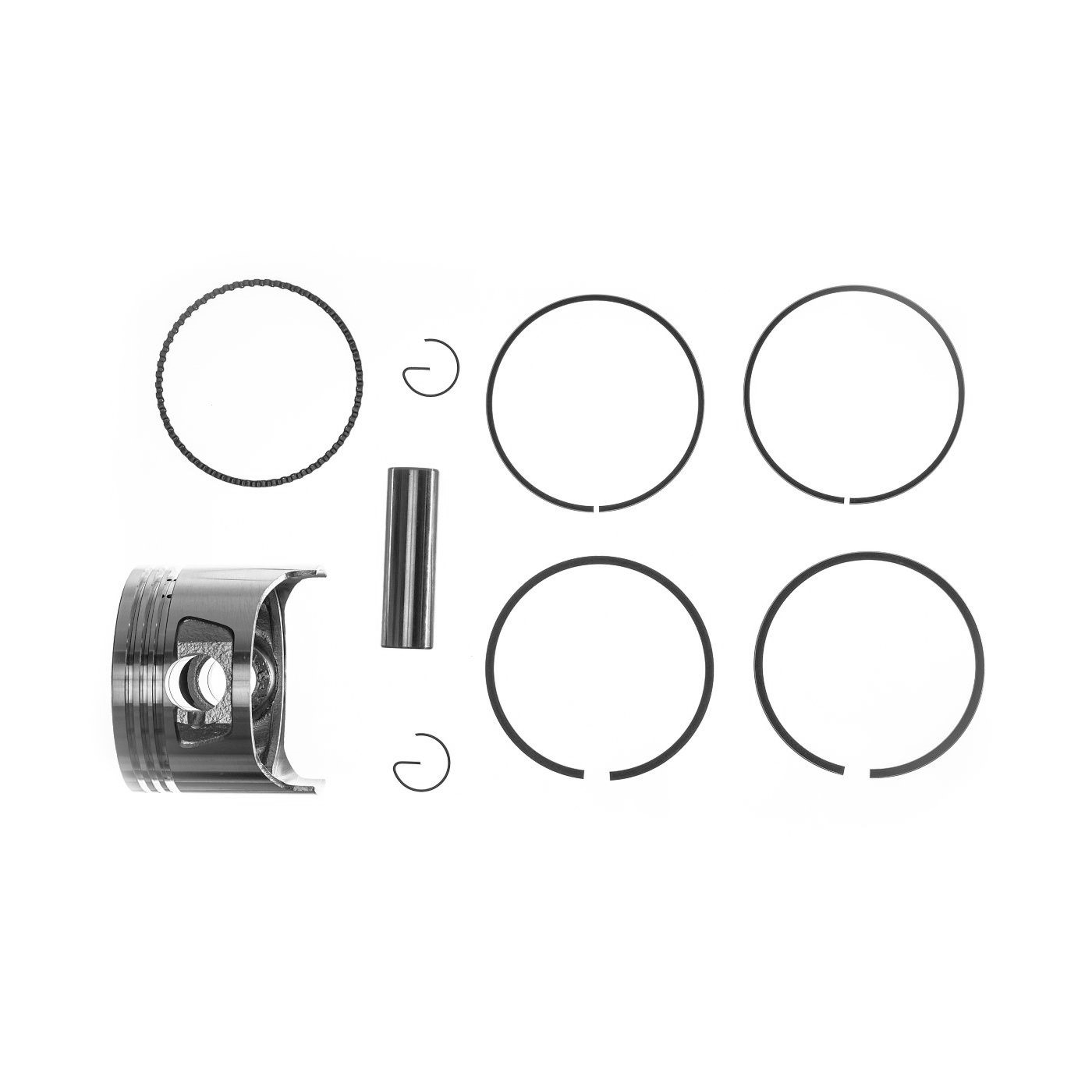 Kompletní píst pro motory Honda GX240 2. výbrus +0,50 mm 73,50 mm (OEM 13103ZE2W00)