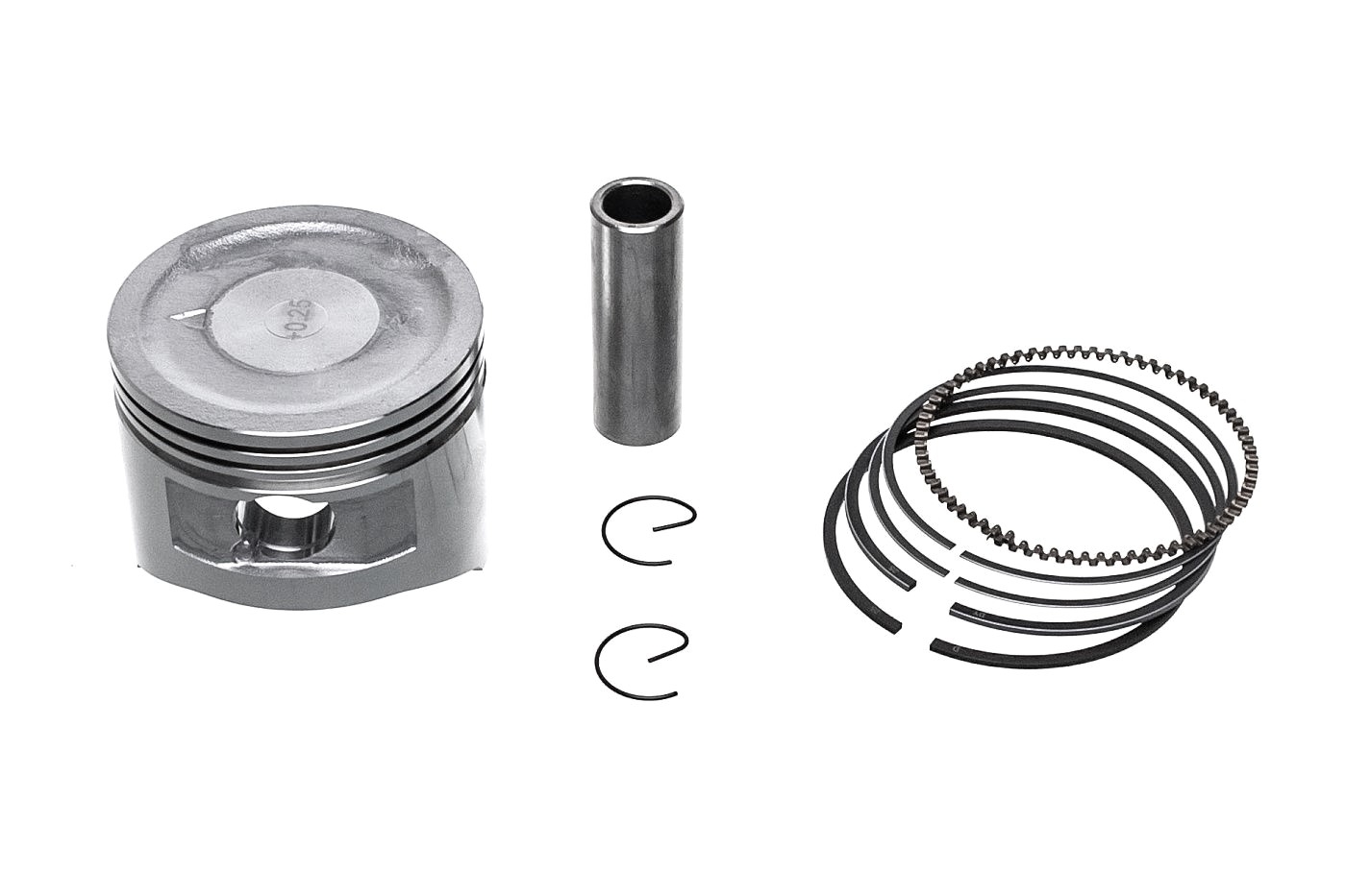 Kompletní píst pro motory Honda GX200 Zongshen 168FB 1. výbrus +0,25 mm 68,25 mm (OEM 13103ZL0010)