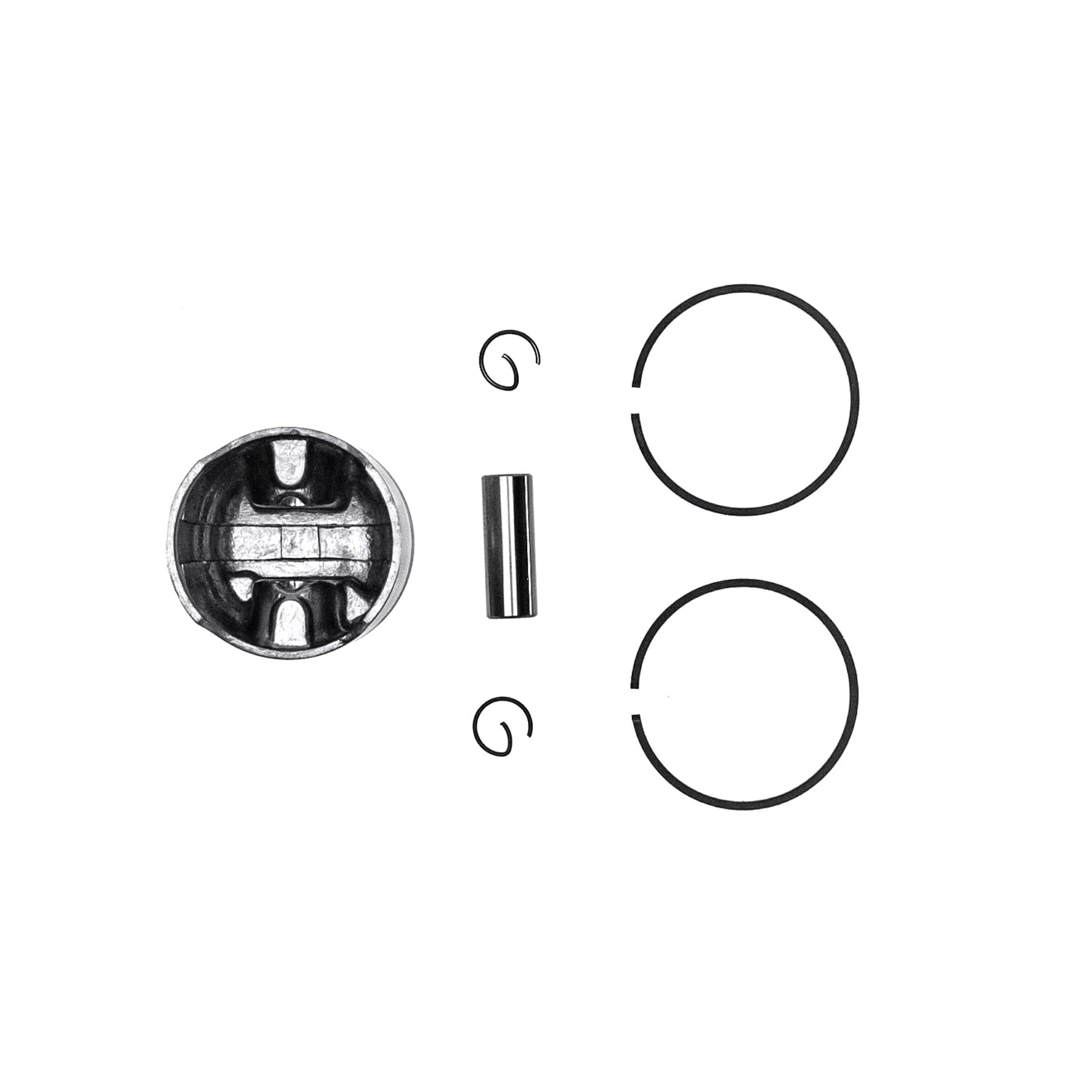 Kompletní píst pro křovinořezy Stihl FS38 FS45 FS45C FS45L FS46 FS46C FS55 HL45 SH55 SH85 FC55 HS45 BG45 34 mm (OEM 41400302000)