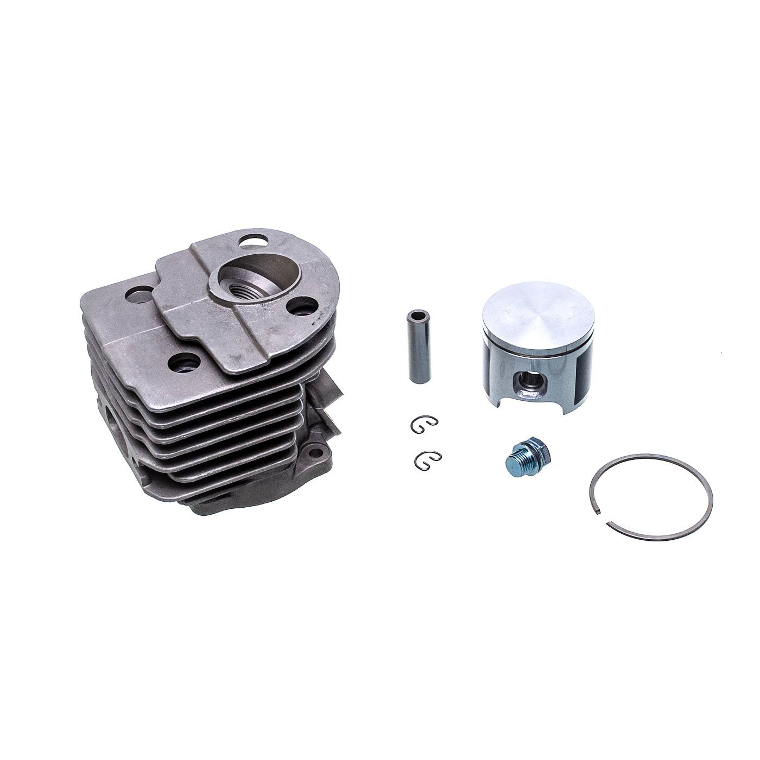 Kompletní válec s pístem pro motorové pily Husqvarna 51 55 55 Rancher Nikasil 46 mm (OEM 503609104 503609171 503971871 503609102 503609172)
