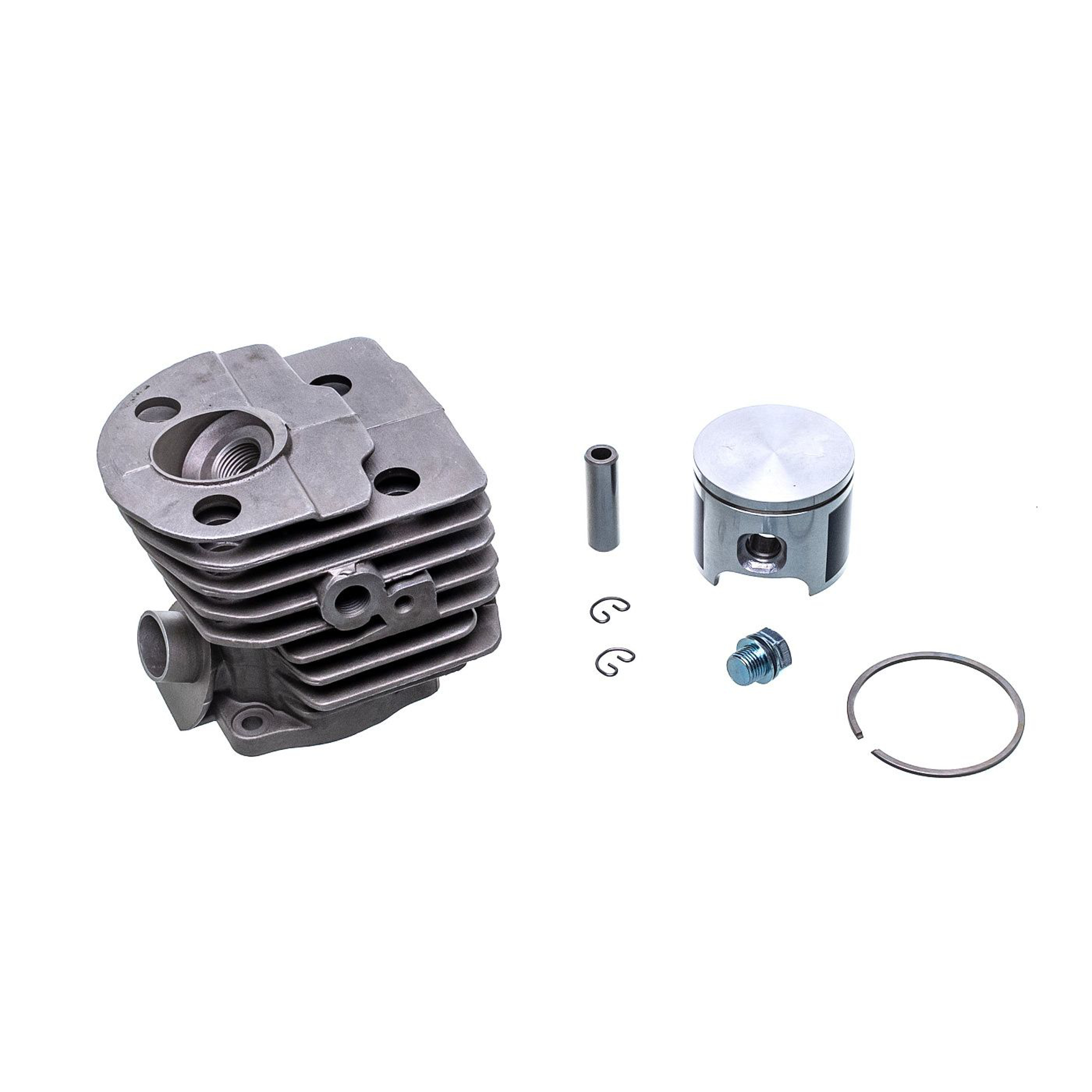 Kompletní válec s pístem pro motorové pily Husqvarna 51 55 55 Rancher Nikasil 46 mm (OEM 503609104 503609171 503971871 503609102 503609172)