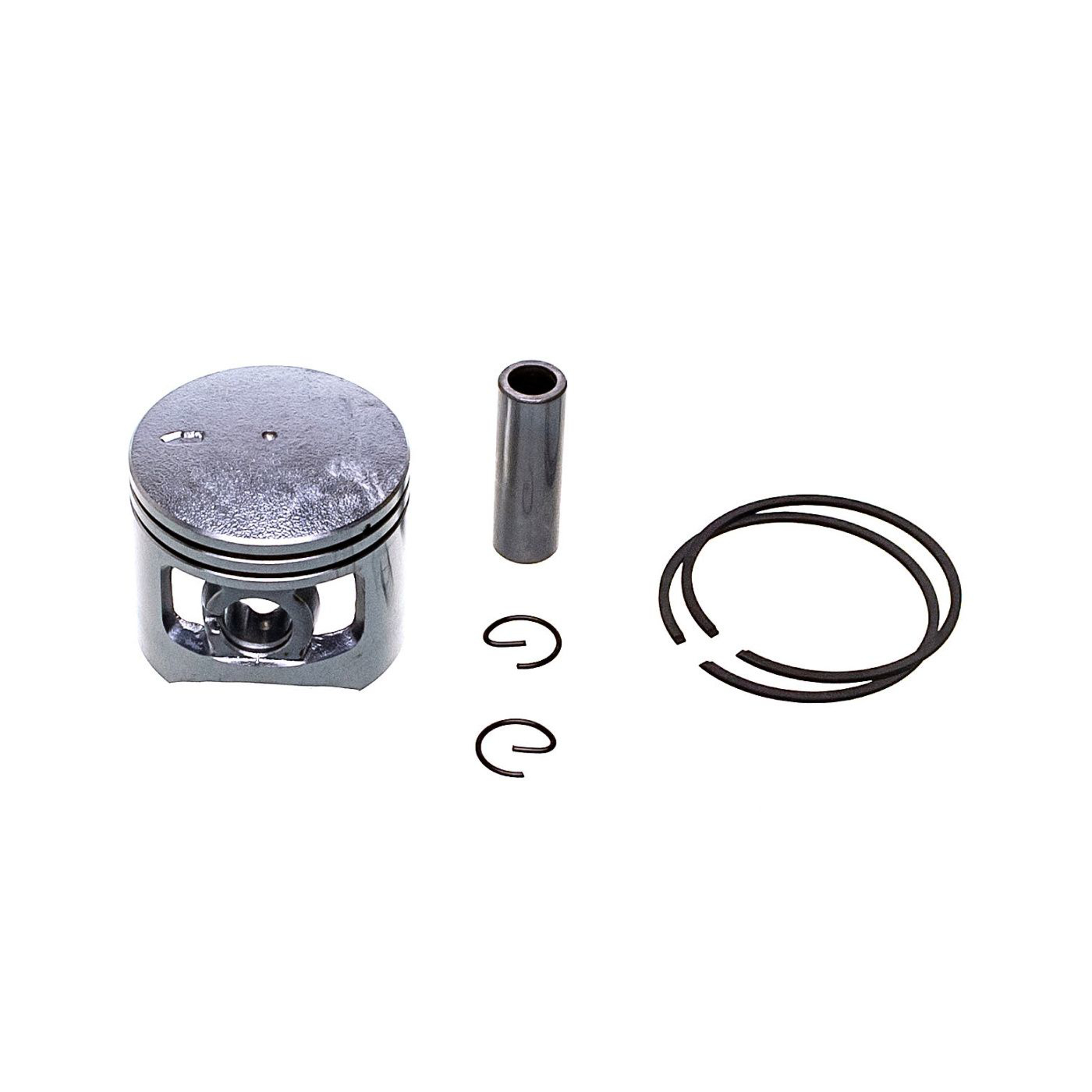 Kompletní píst 43 mm pro Čínské motorové pily a pily z hobbymarketů s obsahem motoru 45 ccm
