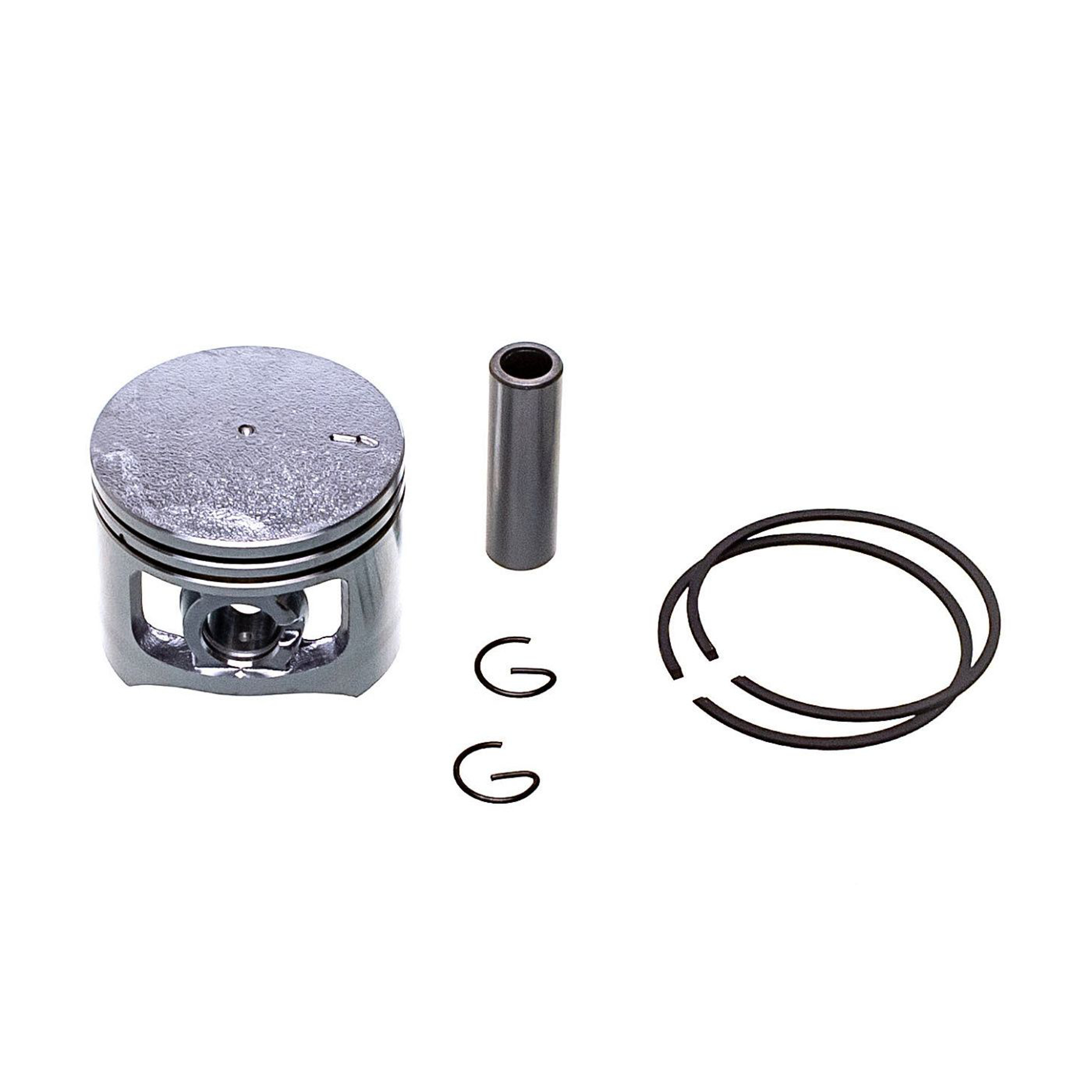 Kompletní píst 45 mm pro Čínské motorové pily a pily z hobbymarketů s obsahem motoru 52 ccm