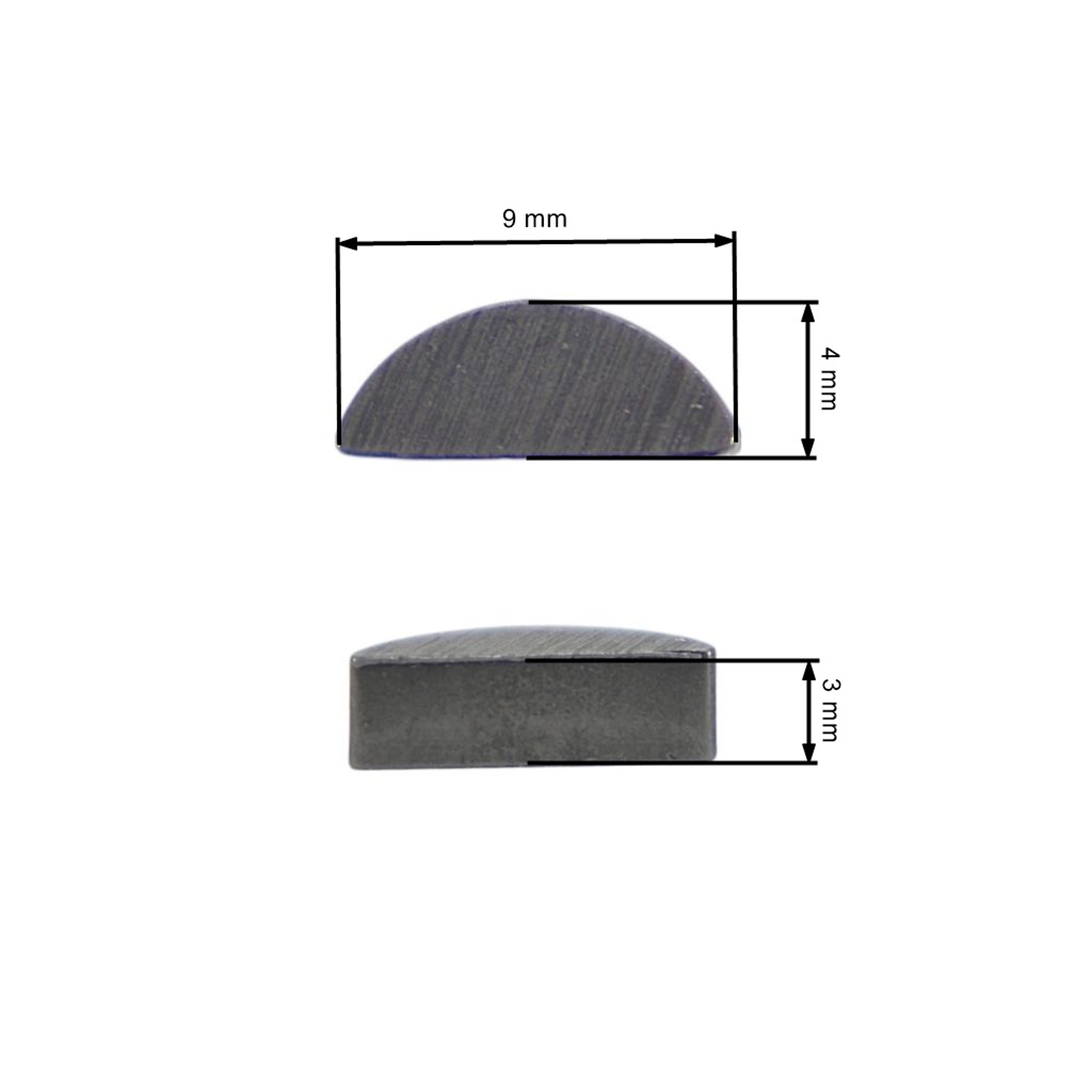 Klínek ventilátoru pro čínské motorové pily 45 ccm 52 ccm 58 ccm Bizon Harder NAC Steel