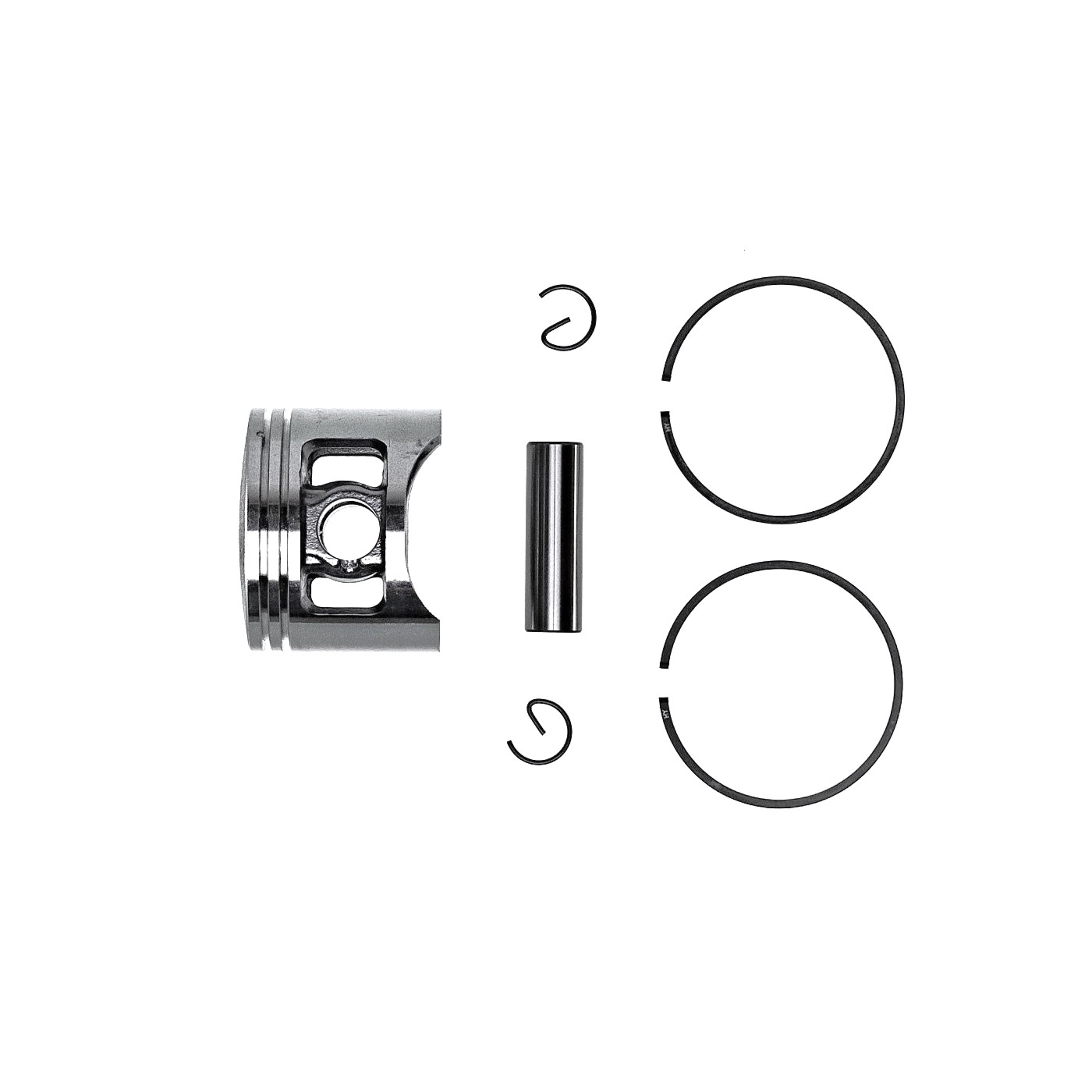 Kompletní píst 45,2 mm pro Čínské motorové pily a pily z hobbymarketů s obsahem motoru 58 ccm